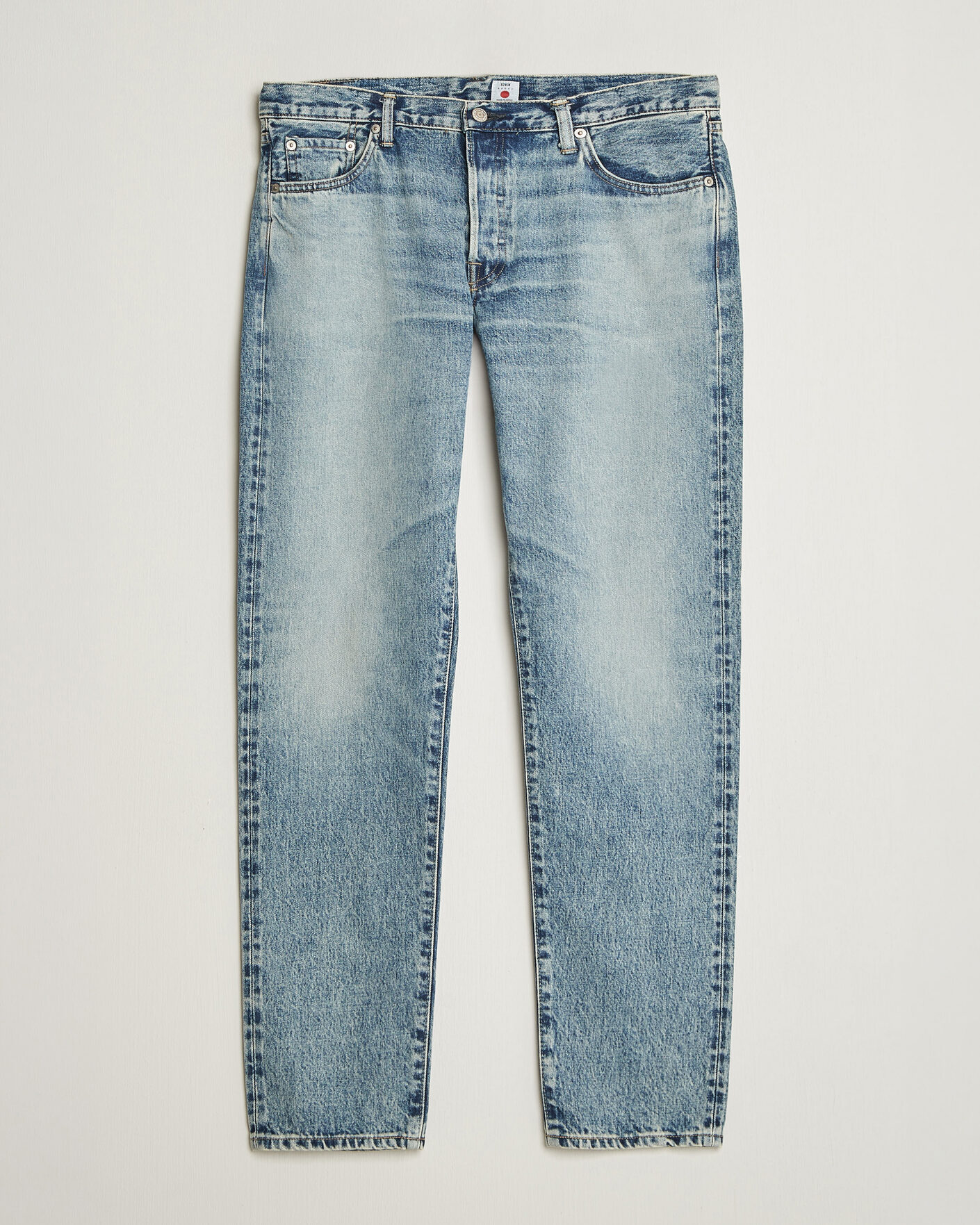 Men | Jeans | EDWIN | Regular Tapered Rainbow Selvage Jeans Light Used