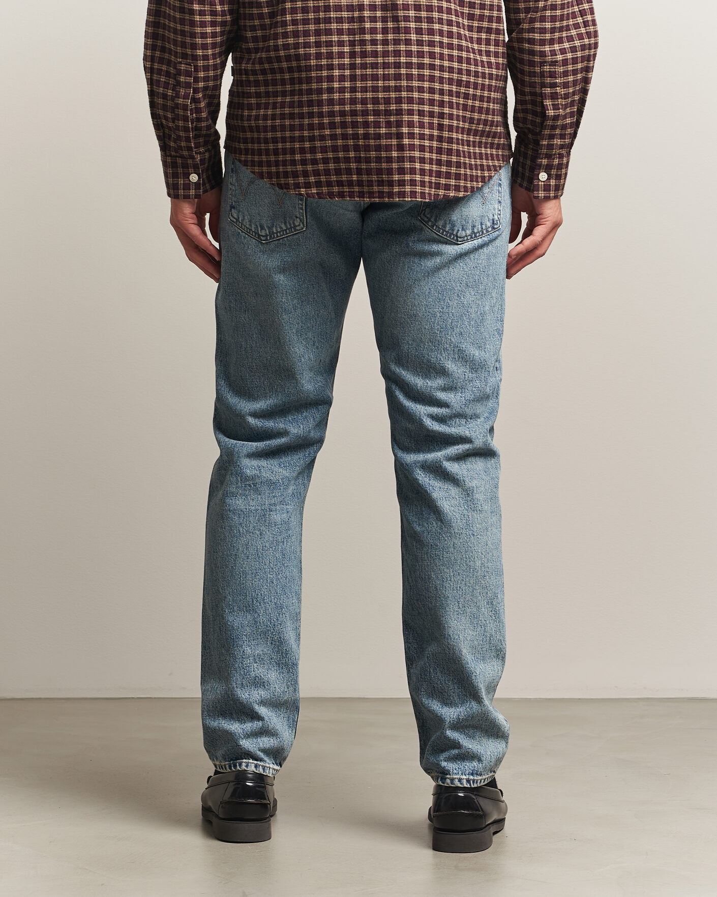 Men | Jeans | EDWIN | Regular Tapered Rainbow Selvage Jeans Light Used