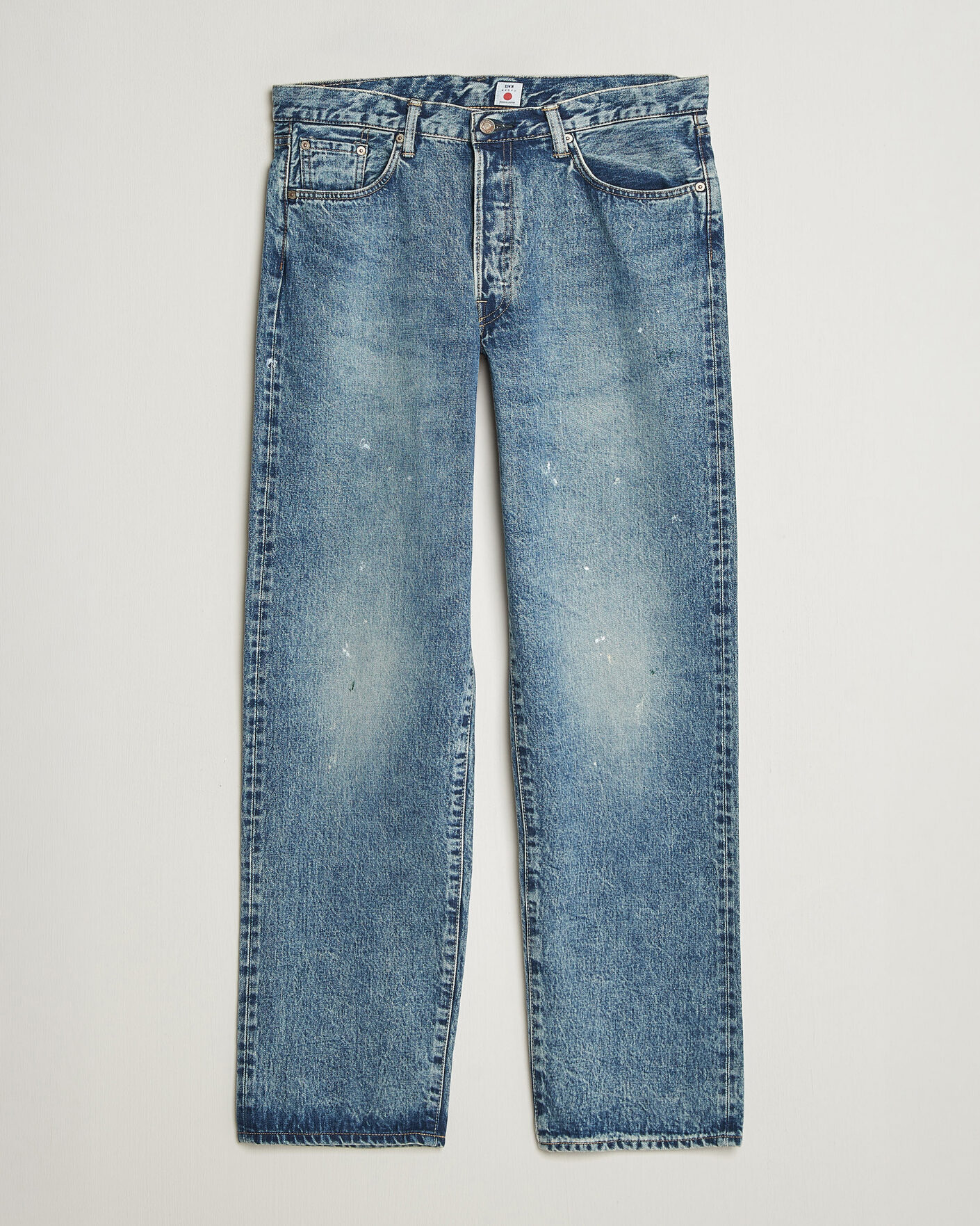 Men | Trousers | EDWIN | Loose Straight Rainbow Selvage Jeans Mid Used