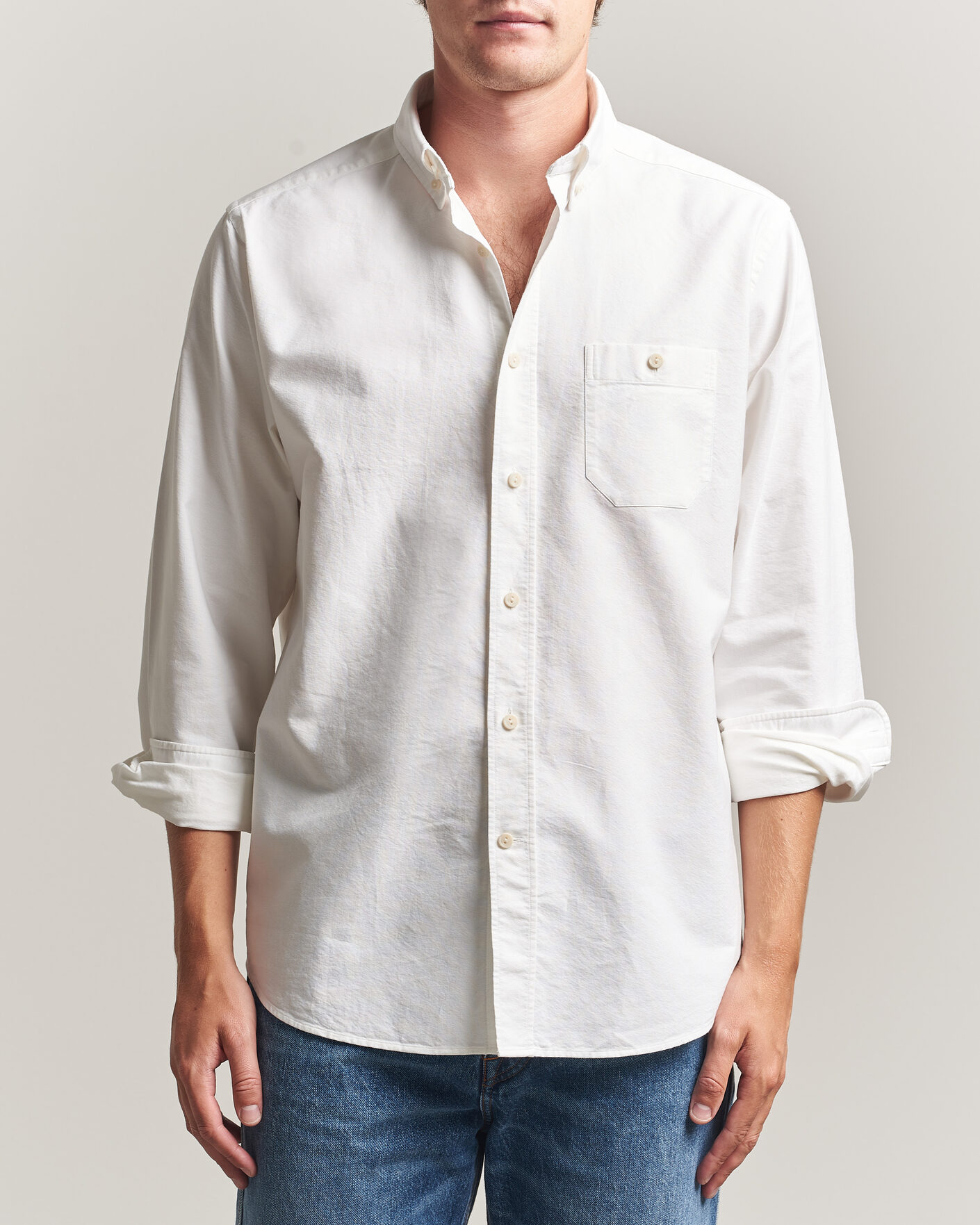 Men | Shirts | Eton | Regular Fit Ivy Oxford Shirt White