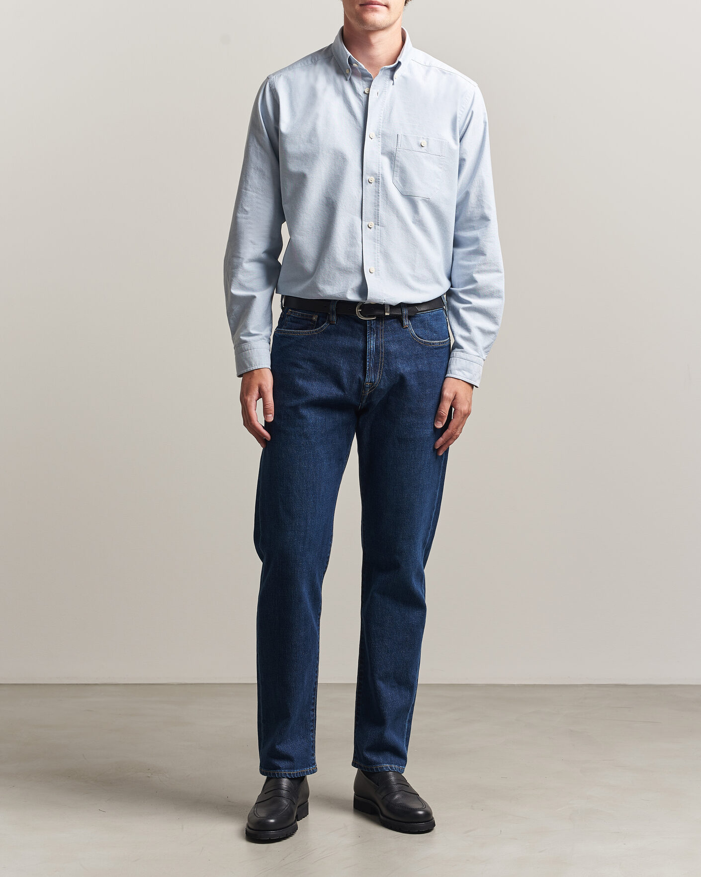 Men | Shirts | Eton | Regular Fit Ivy Oxford Shirt Light Blue