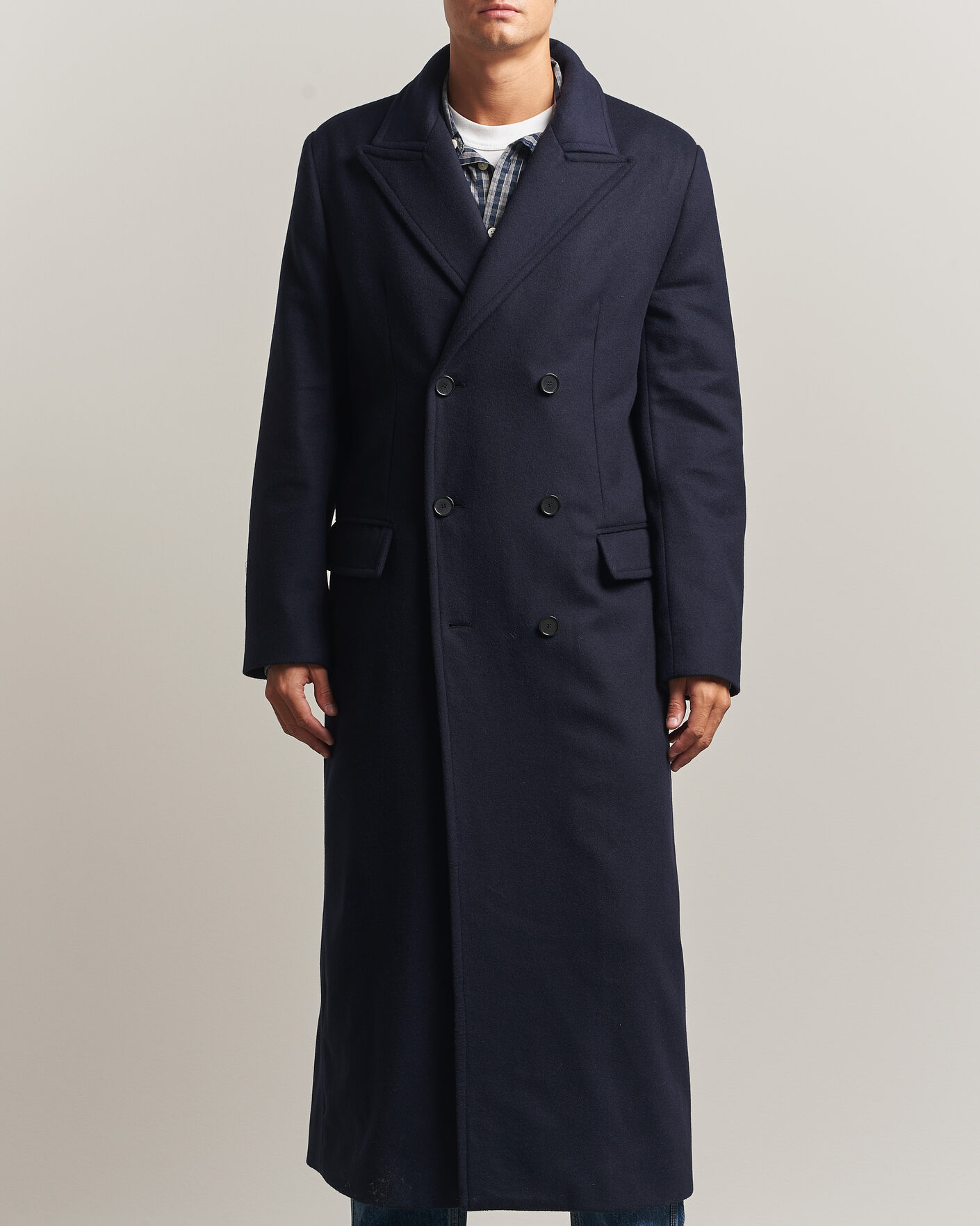 Baracuta G12 Original Cloth Coat Dark Navy at CareOfCarl.com