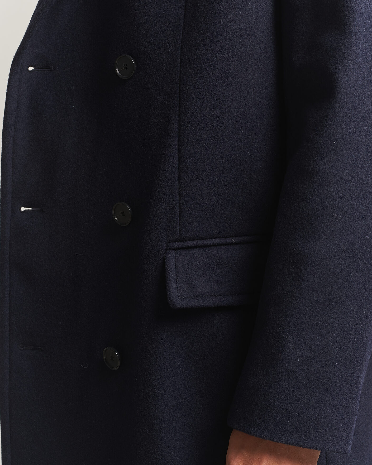 Men | Coats & Jackets | Filippa K | Damian Wool Coat French Navy