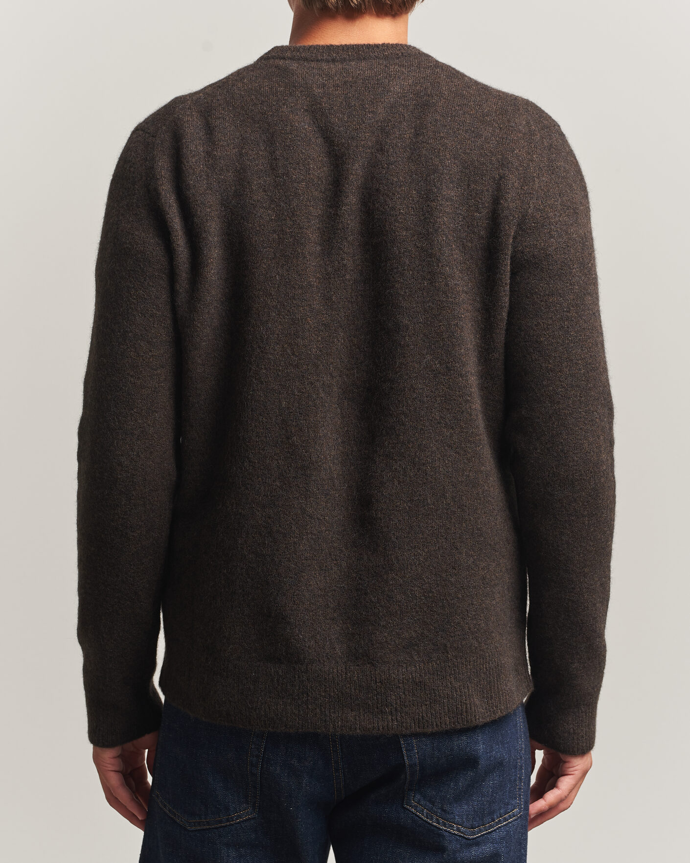 Men | Sweaters & Knitwear | Filippa K | Yak Knitted Sweater Golden Brown