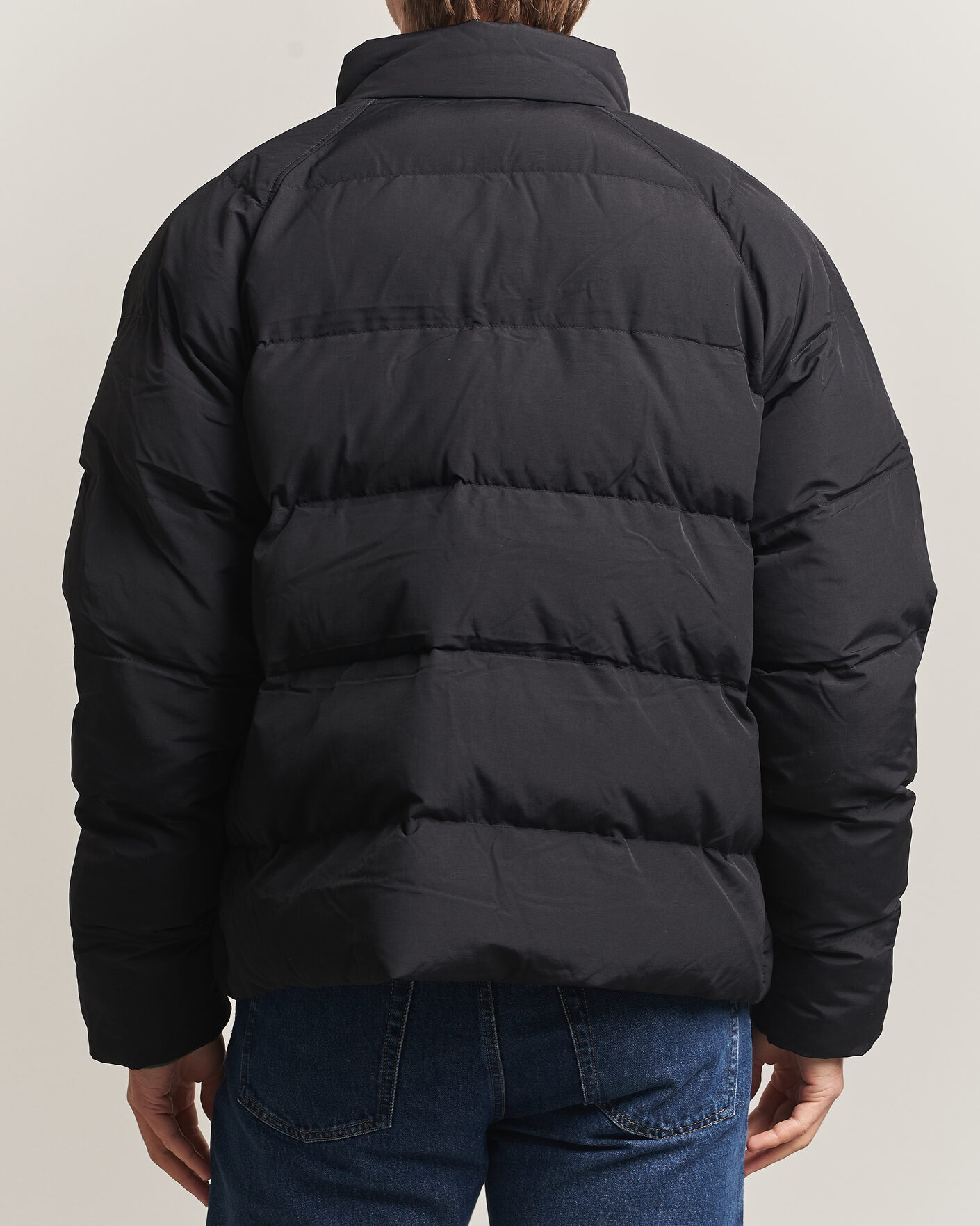 Men | Coats & Jackets | Fred Perry | Raglan Sleeve Padded Jacket Black