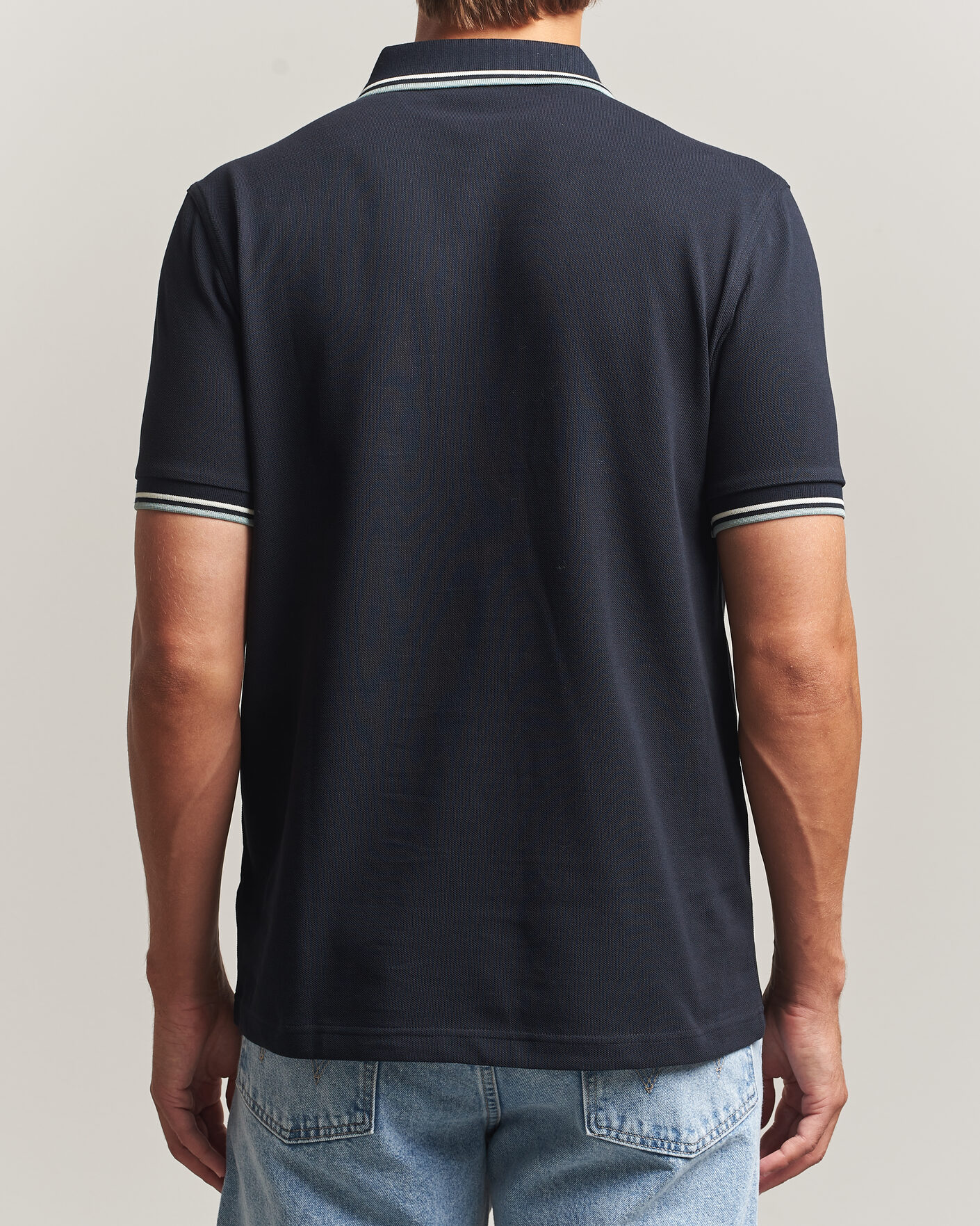 Men | Polo Shirts | Fred Perry | Twin Tipped Polo Shirt Navy