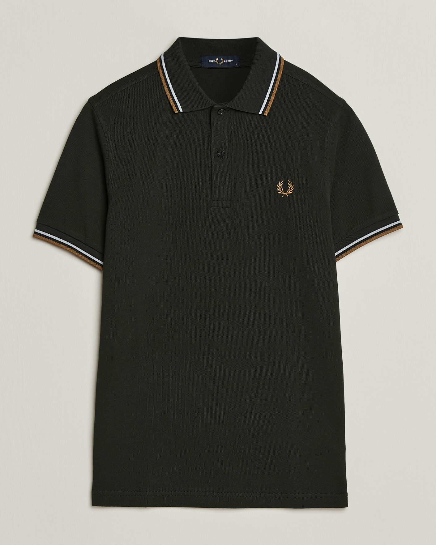 Men | Polo Shirts | Fred Perry | Twin Tipped Polo Shirt Night Green