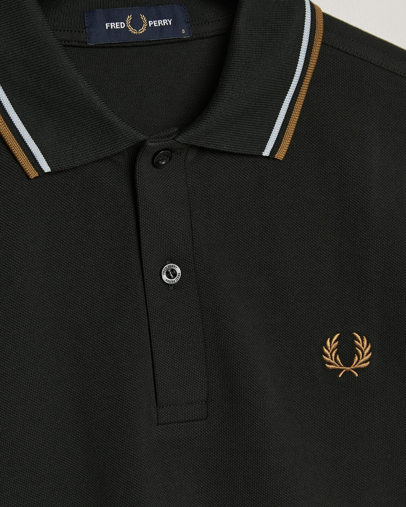 Men | Polo Shirts | Fred Perry | Twin Tipped Polo Shirt Night Green