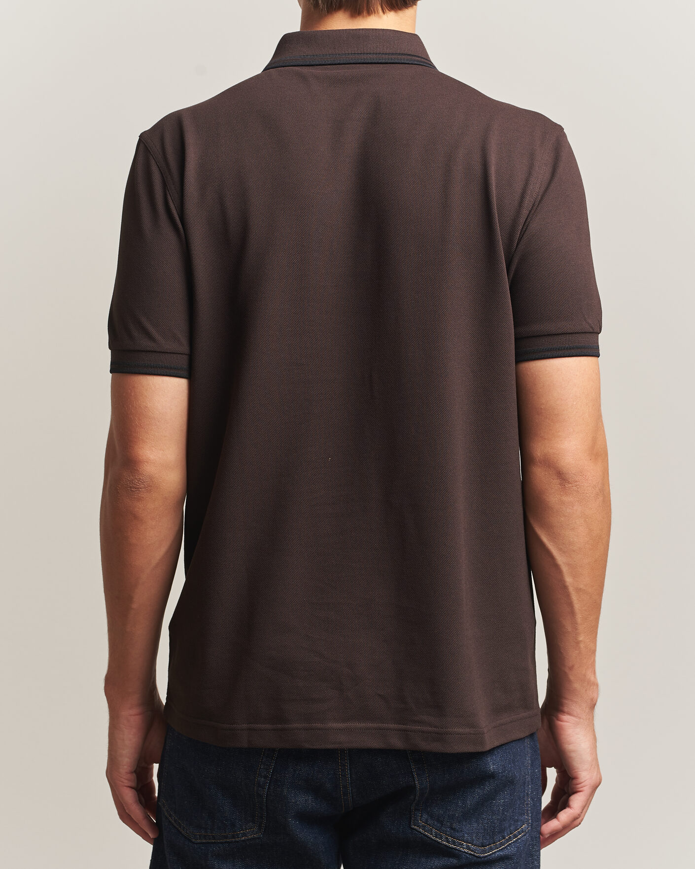 Men | Polo Shirts | Fred Perry | Twin Tipped Polo Shirt Rich Brown