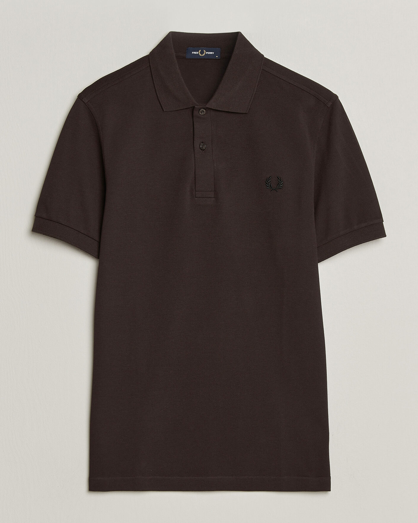 Men | Polo Shirts | Fred Perry | Plain Polo Shirt Night Rich Brown