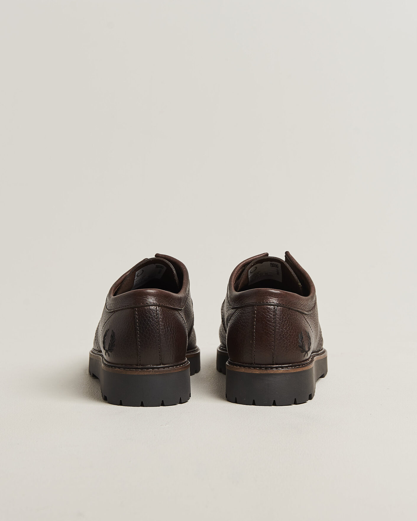 Men | Derby Shoes | Fred Perry | Kenny Grained Leather Derby Rich Brown