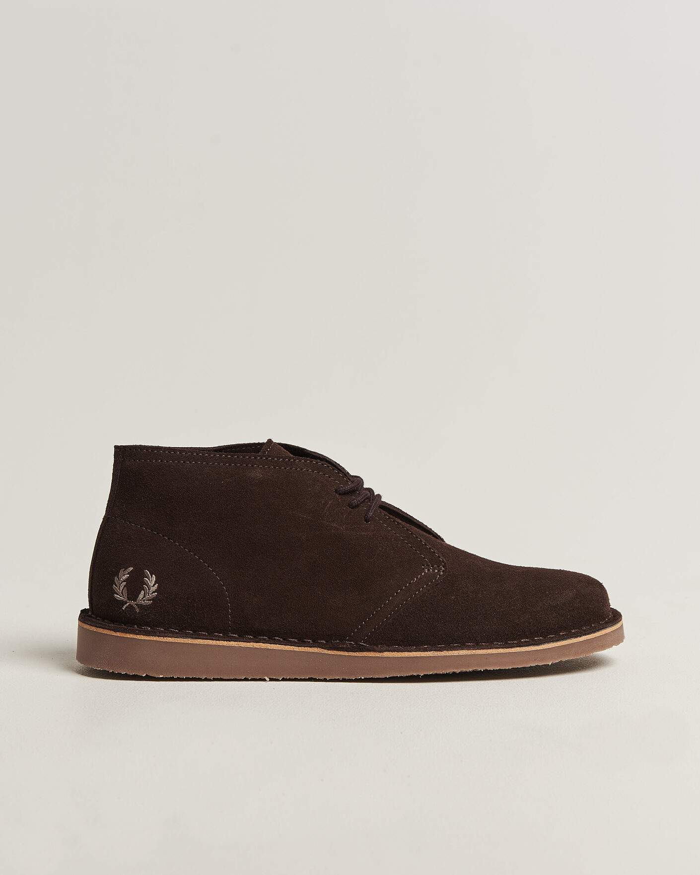 Men | Boots | Fred Perry | Hawley Suede Chukka Boot Rich Brown