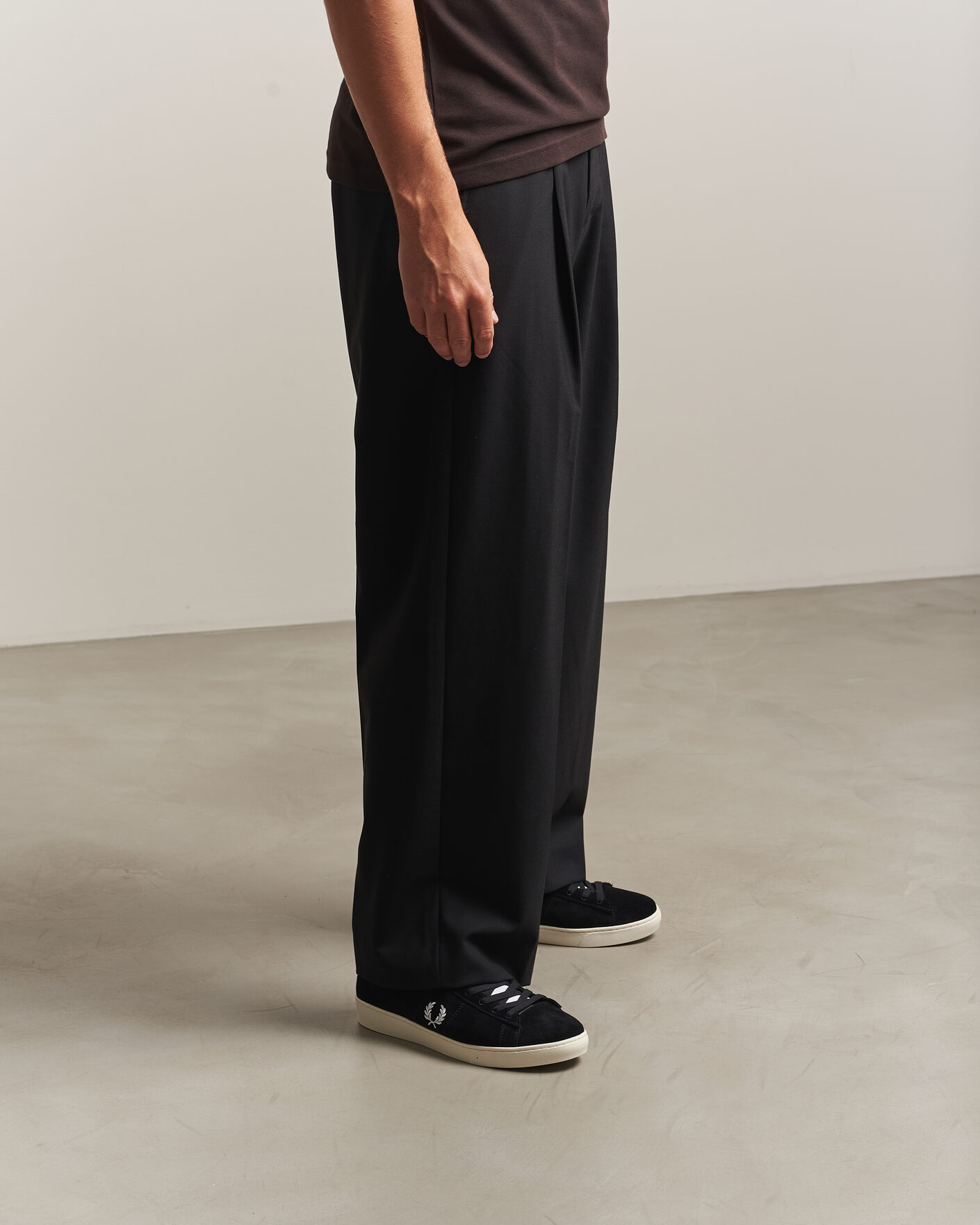 Men | Sneakers | Fred Perry | Spencer Suede Sneaker Black