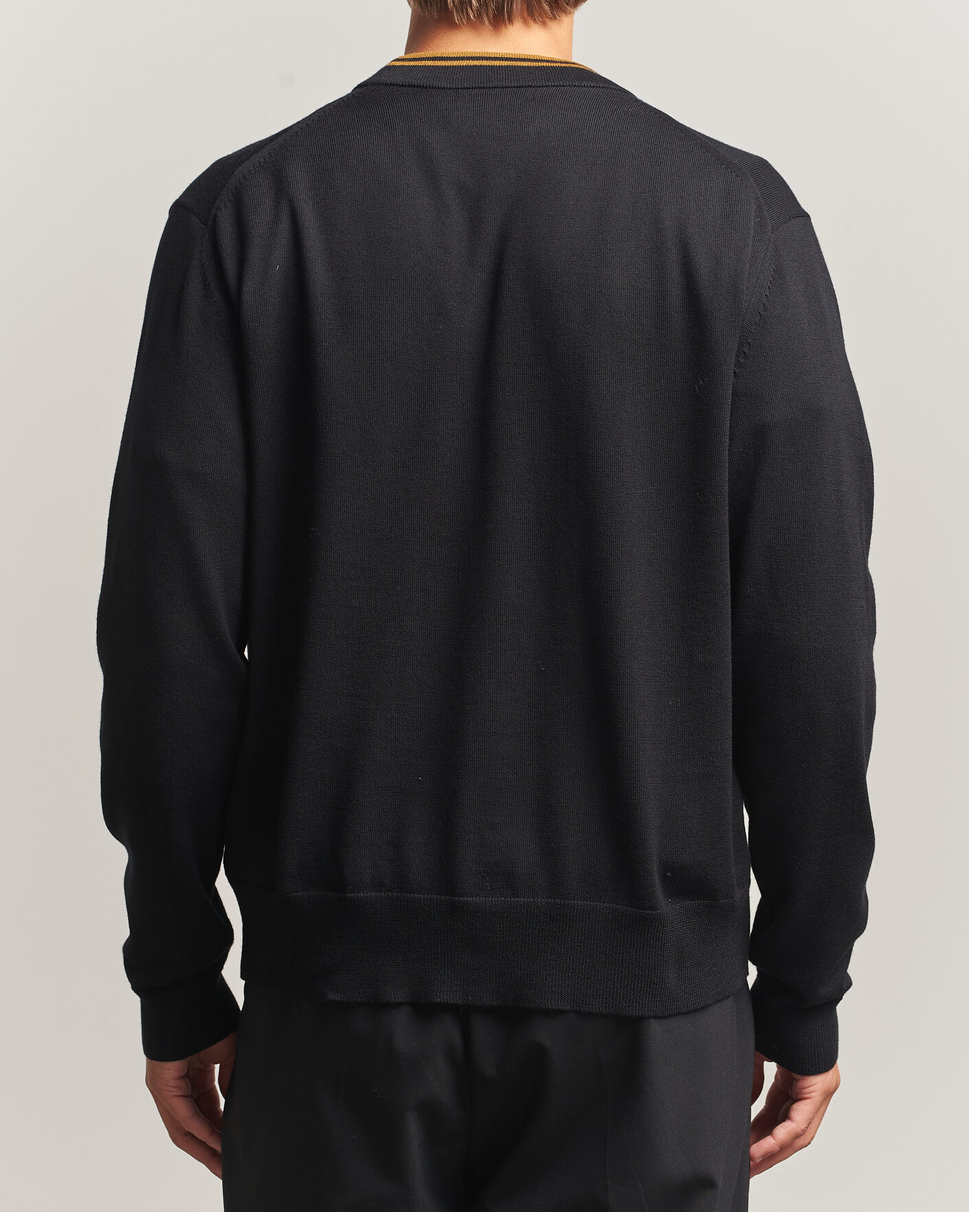 Men | Sweaters & Knitwear | Fred Perry | Classic Knitted Cardigan Black