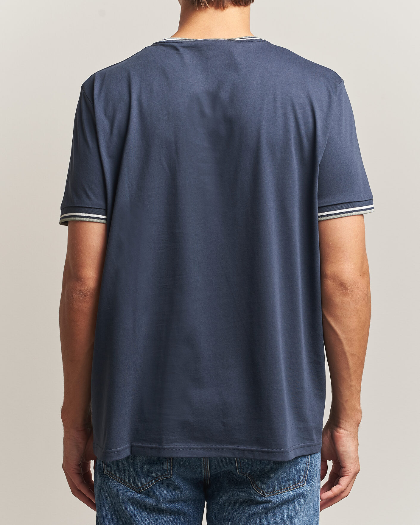 Men | T-Shirts | Fred Perry | Twin Tipped T-Shirt Dark Airforce