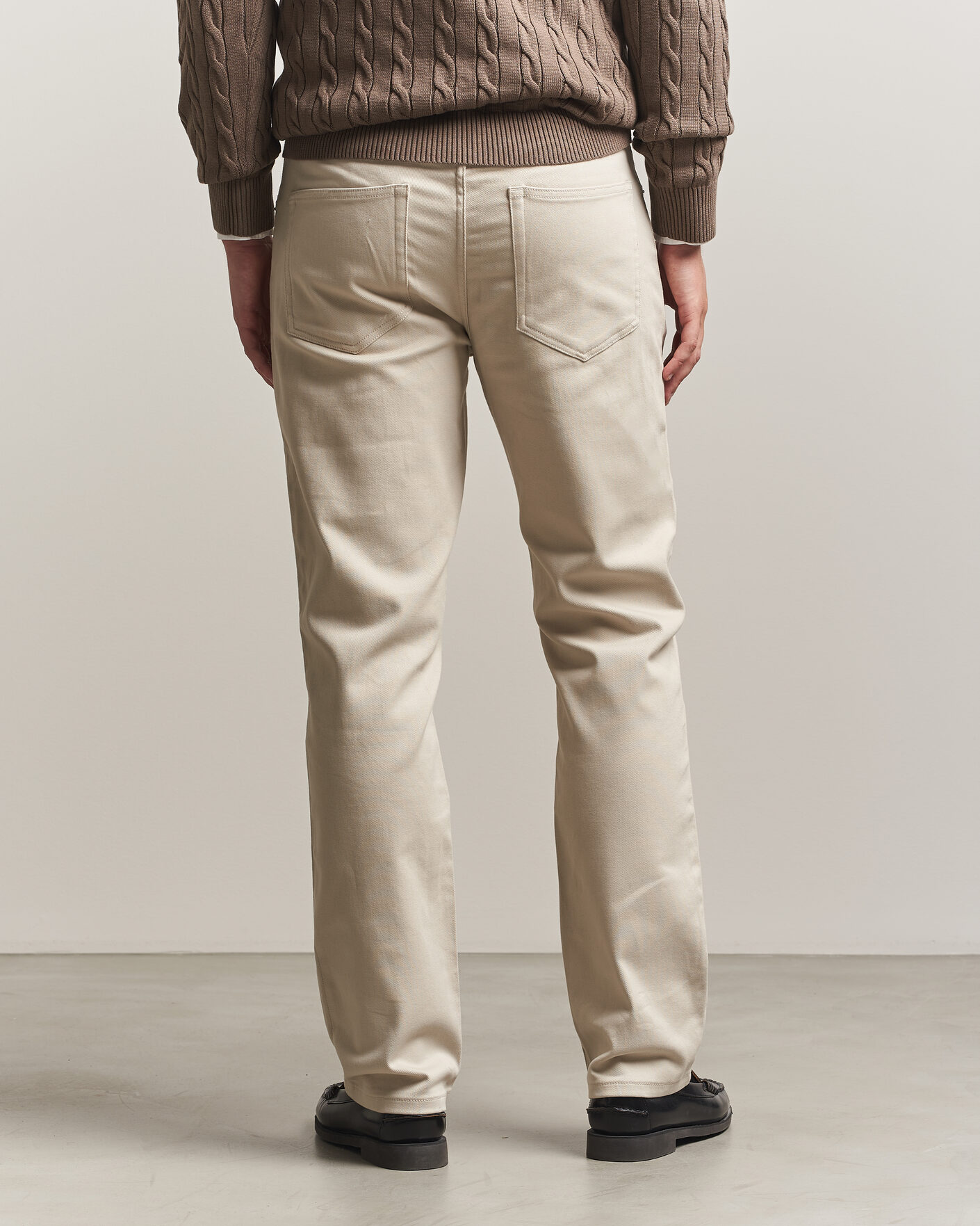 Men | Trousers | Gant | Regular Fit Soft Twill 5-Pocket Pants Clay Beige