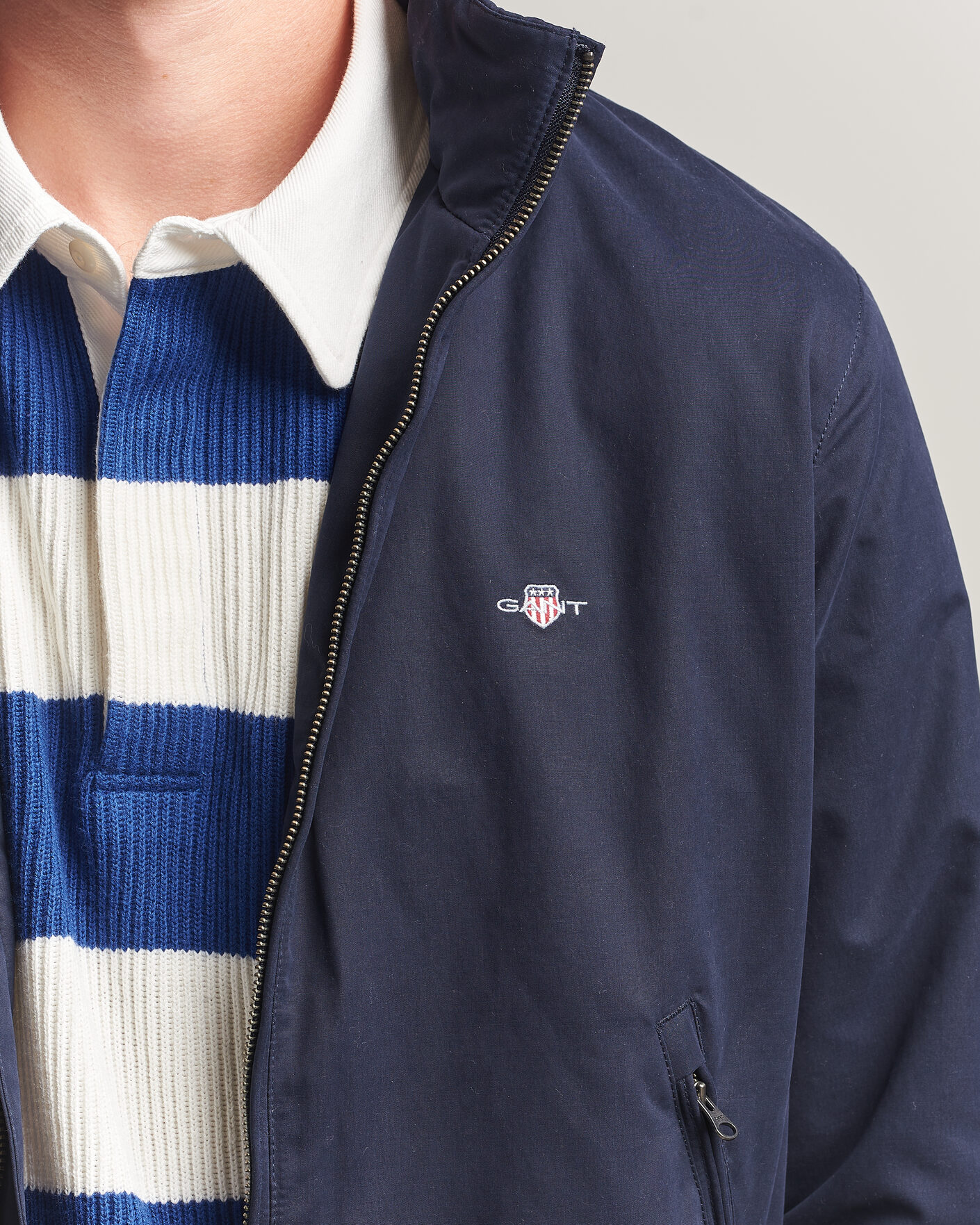 Men | Coats & Jackets | Gant | Hampshire Jacket Evening Blue