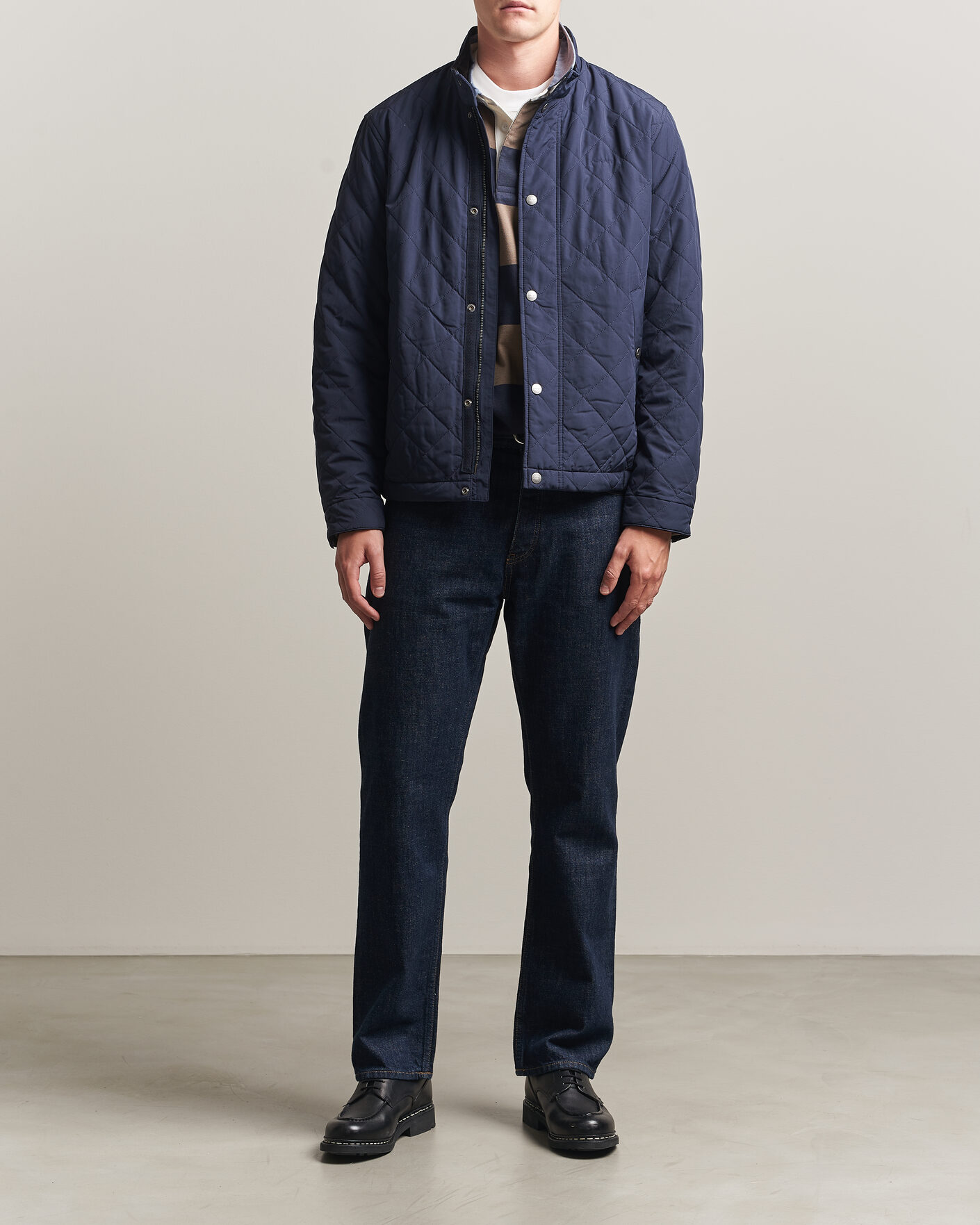 Men | Coats & Jackets | Gant | Classic Quilted Jacket Evening Blue