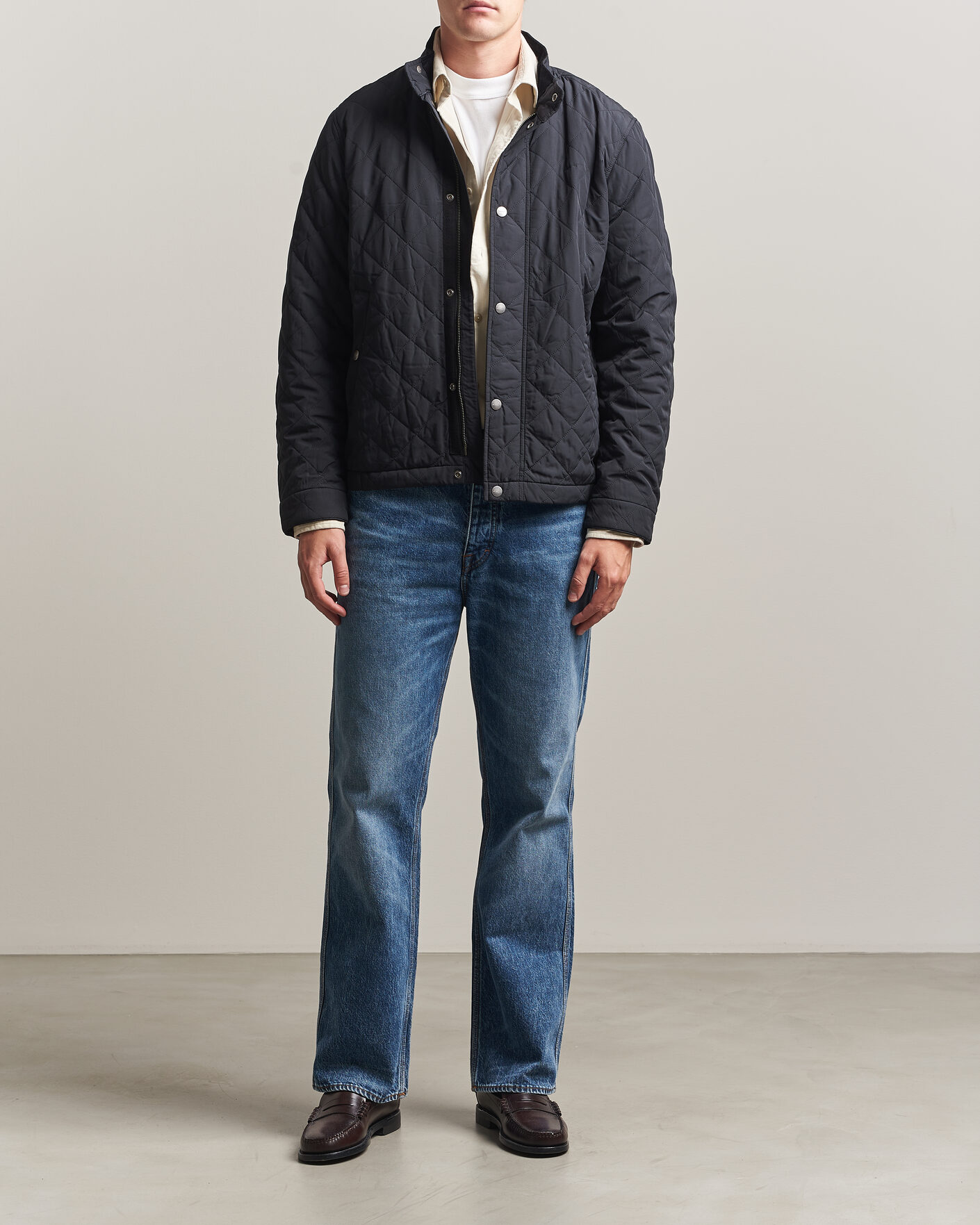 Men | Coats & Jackets | Gant | Classic Quilted Jacket Black