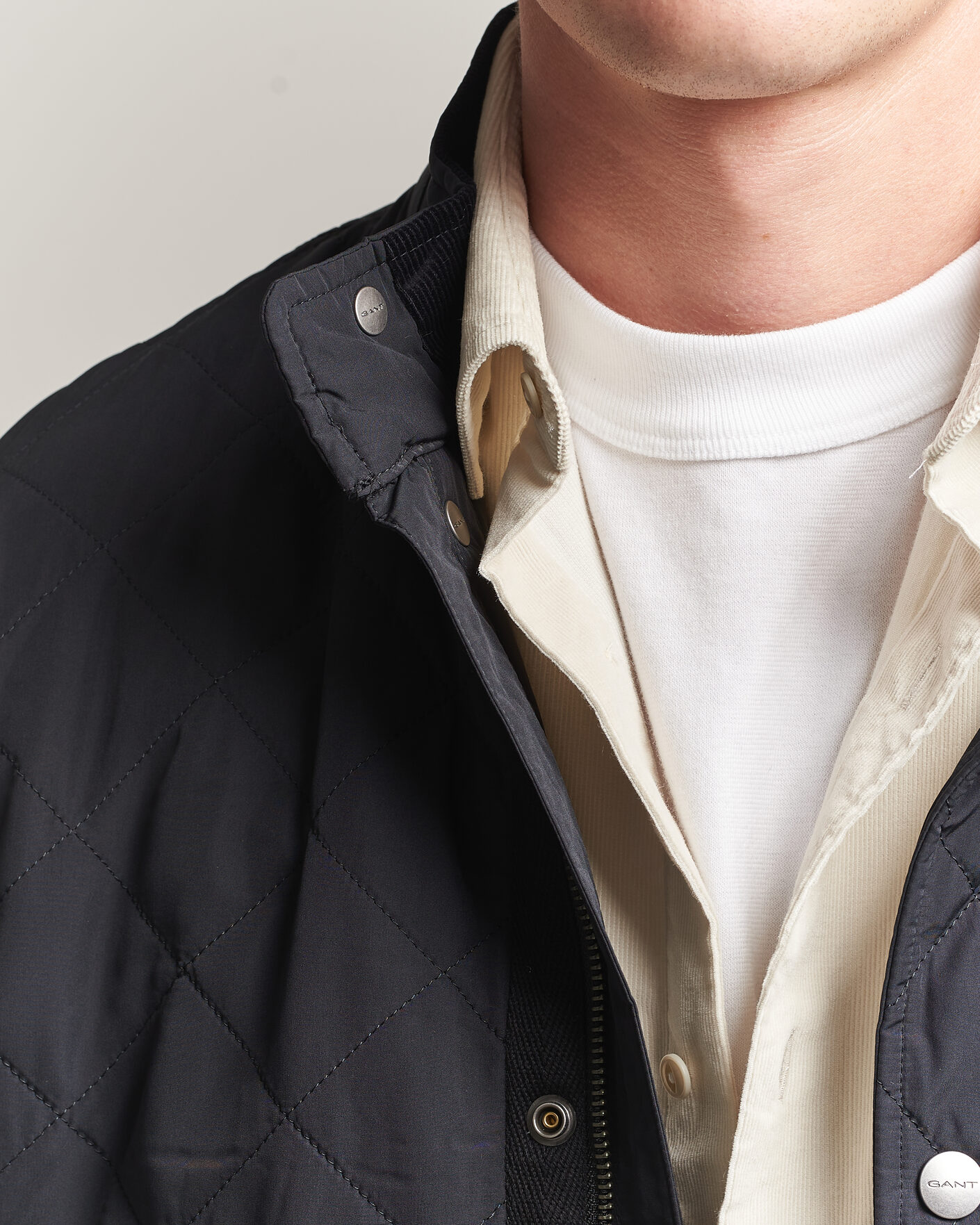 Men | Coats & Jackets | Gant | Classic Quilted Jacket Black