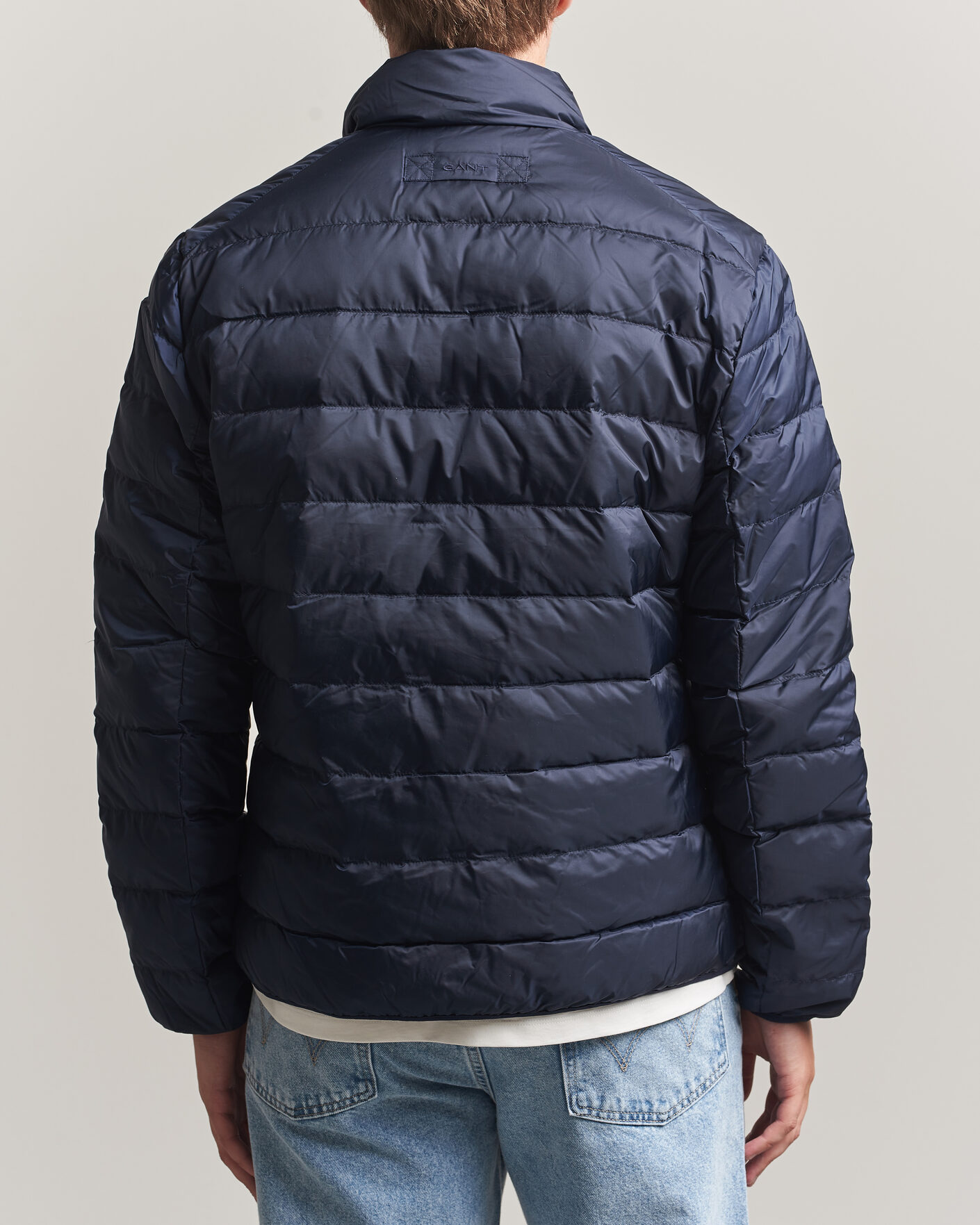 Men | Coats & Jackets | Gant | Light Down Jacket Evening Blue