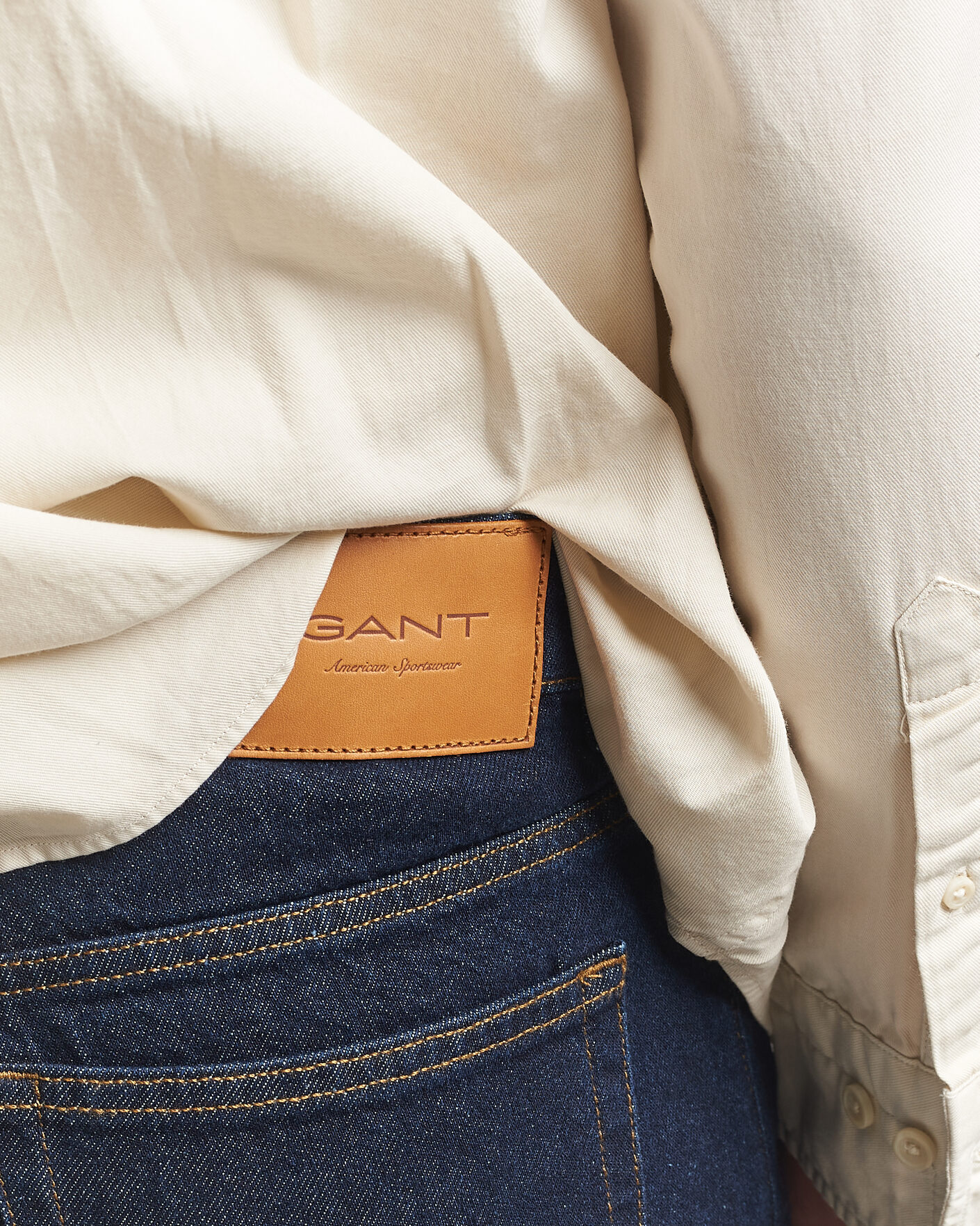 Men | Jeans | Gant | Straight Fit Jeans Dark Blue