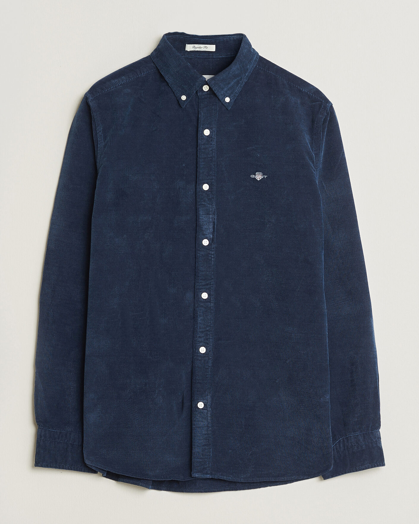 Men | Shirts | Gant | Indigo Corduroy Shirt Dark Blue
