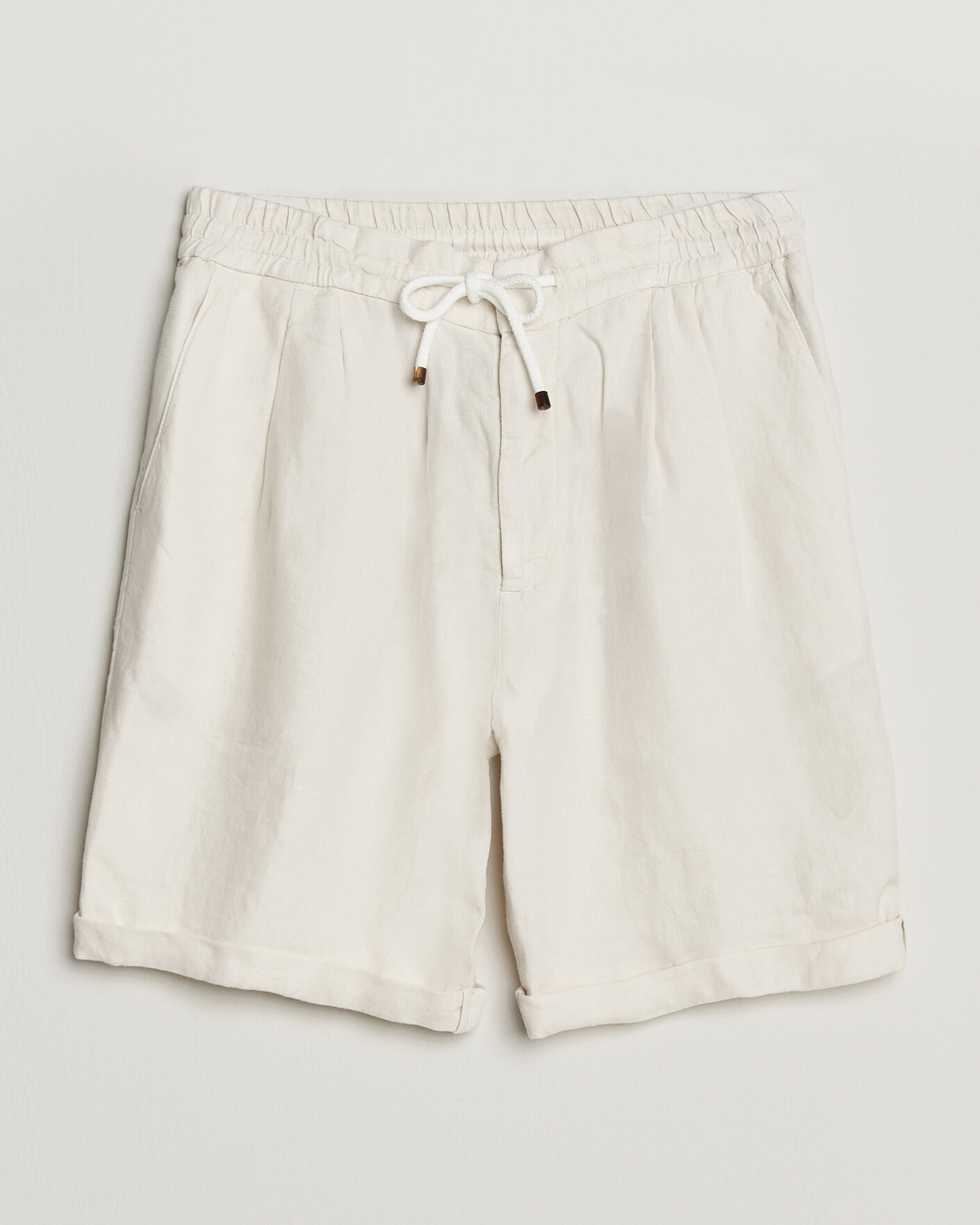 Men | Shorts | Brunello Cucinelli | Drawstring Shorts Off White