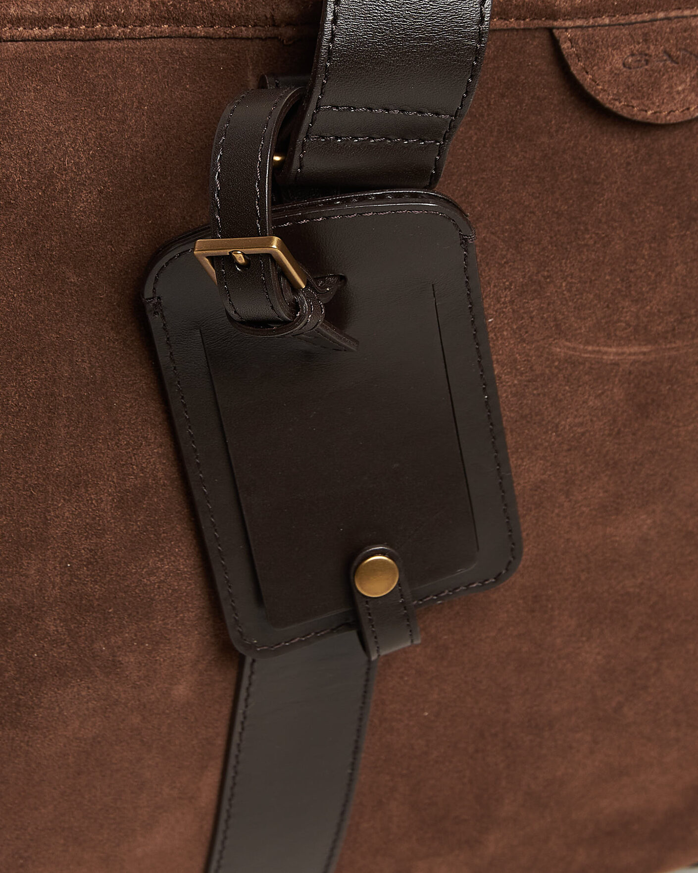 Men | Bags | Gant | Suede Duffle Bag Soil Brown