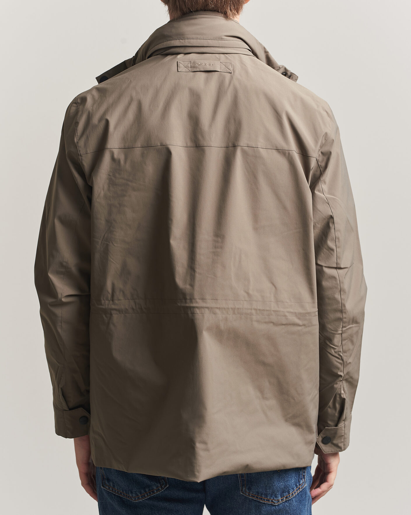 Men | Coats & Jackets | Gant | Lightweight 4-Pocket Field Jacket Faded Taupe