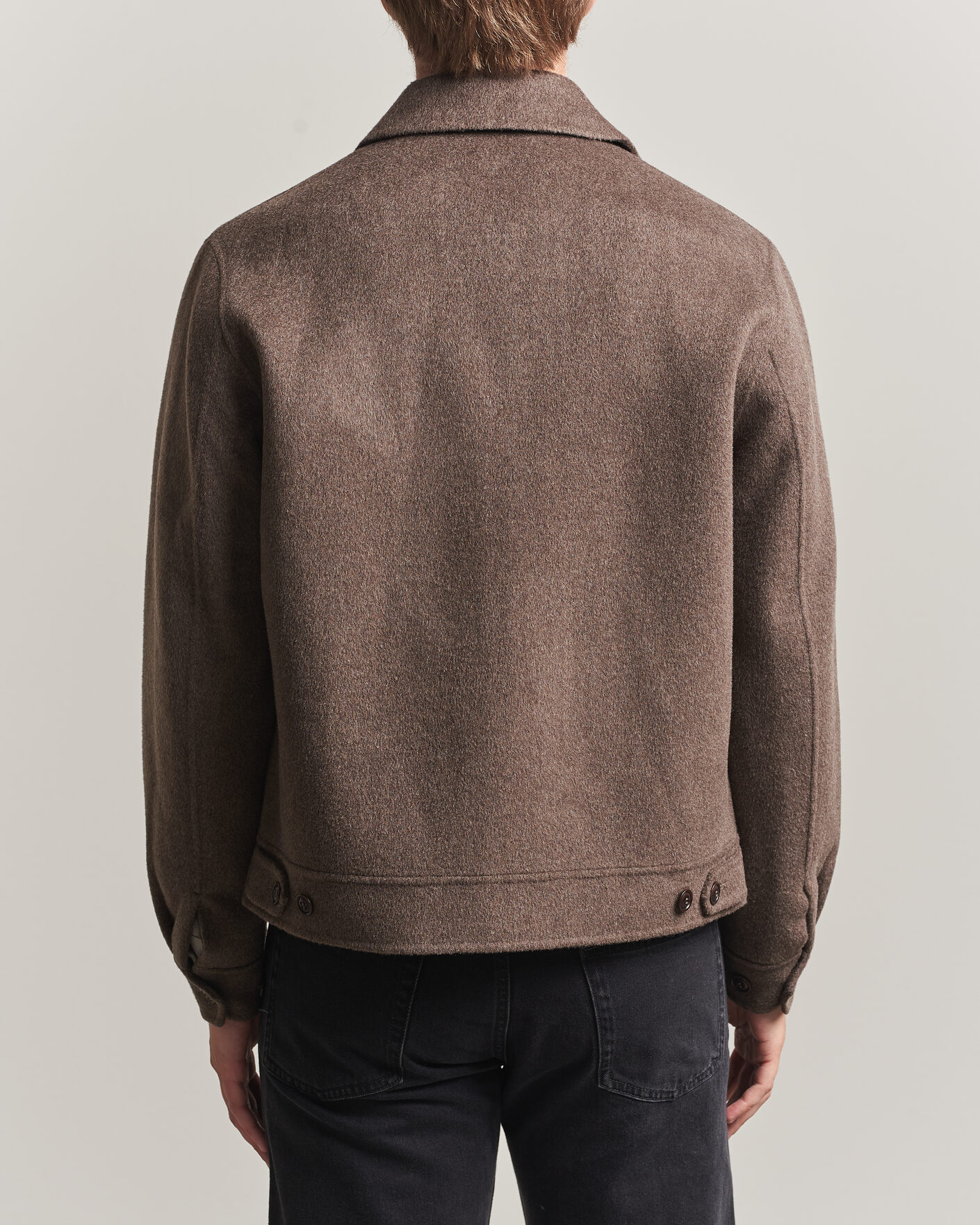 Men | Coats & Jackets | Gant | Handstitched Wool/Cashmere Jacket Shadow Brown
