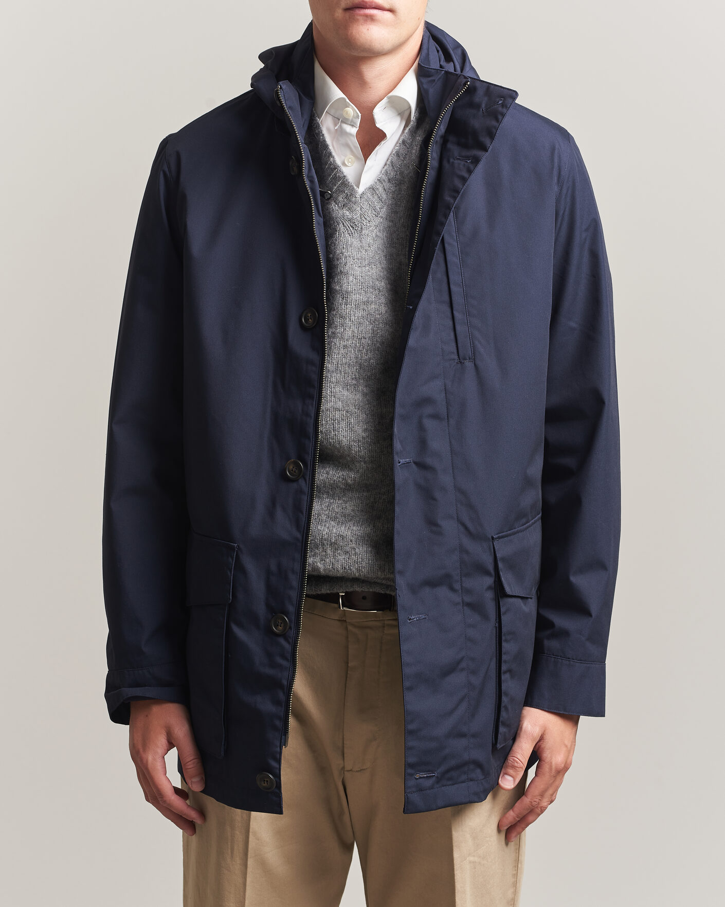 Men | Coats & Jackets | Gant | Double Jacket Evening Blue