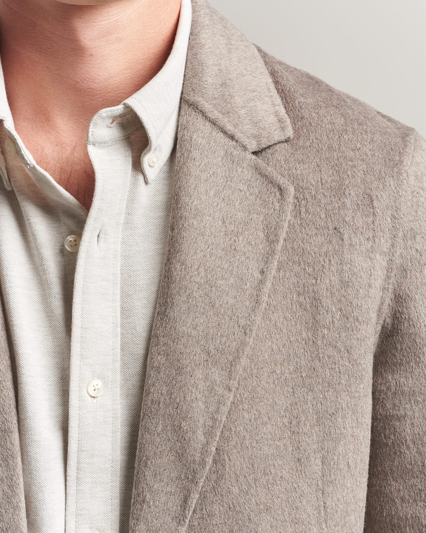 Men | Blazers | Gant | Handstitched Unlined Blazer Mist Taupe