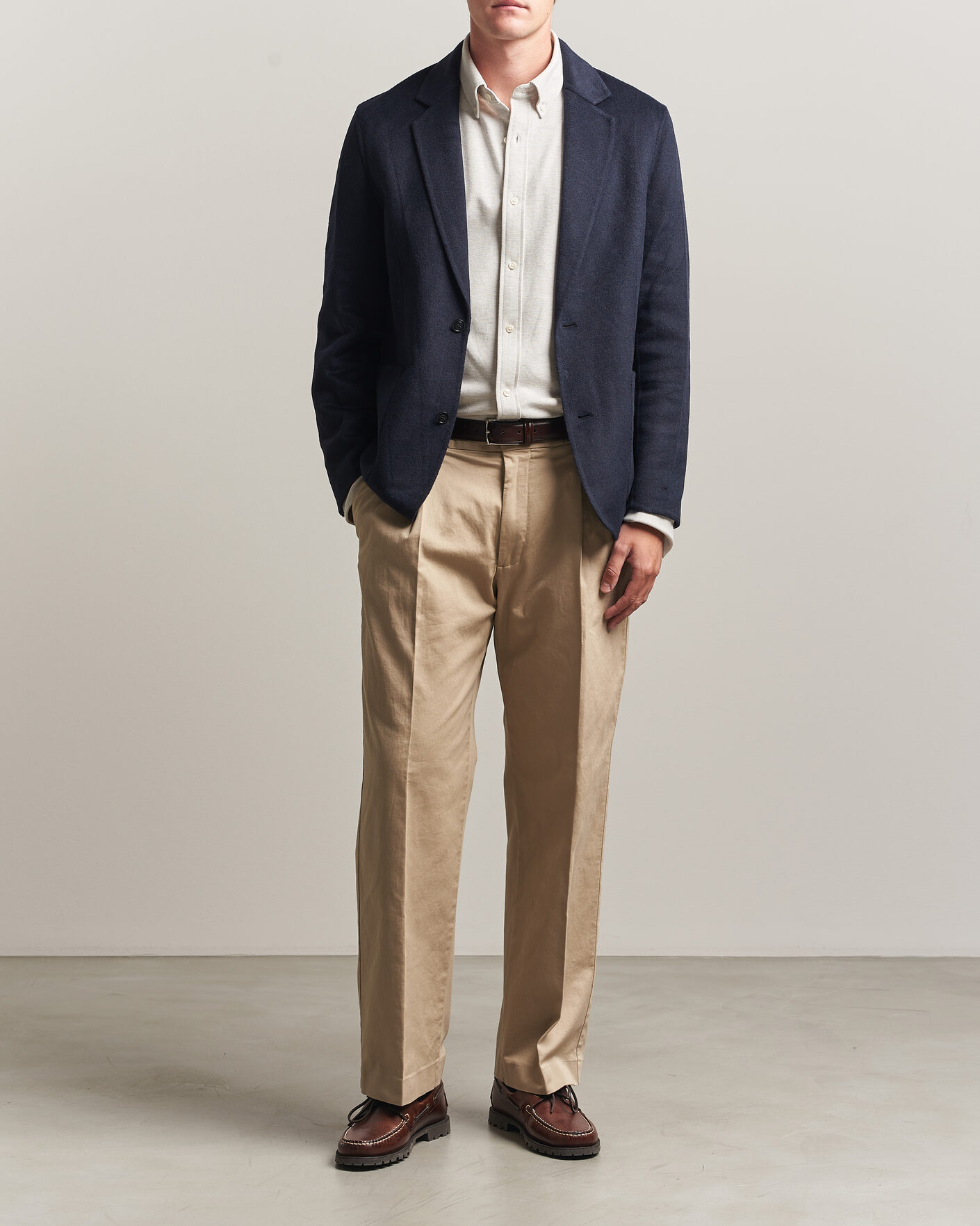 Men | Blazers | Gant | Handstitched Unlined Blazer Evening Blue