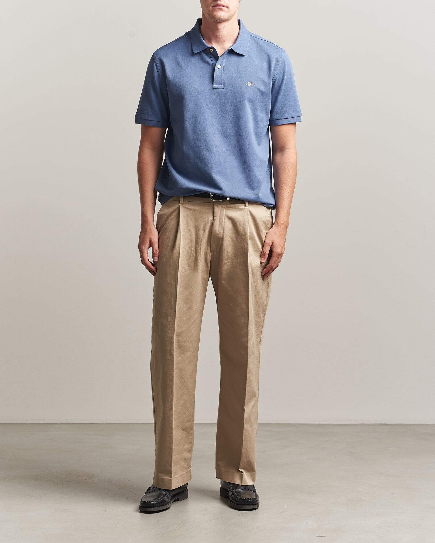 Men | Polo Shirts | Gant | The Original Polo Blue Horizon