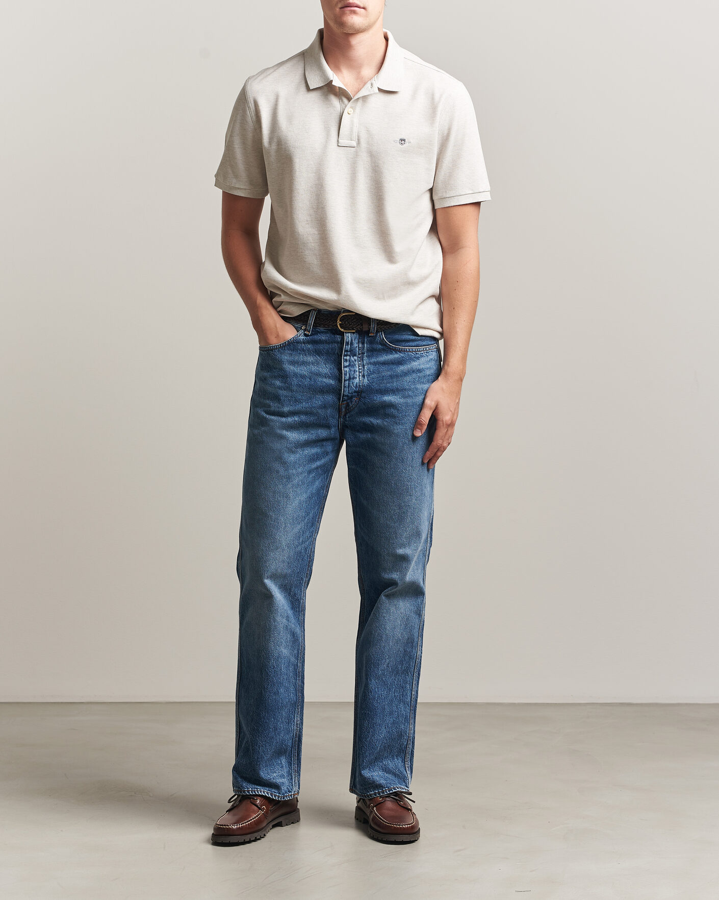 Men | Polo Shirts | Gant | The Original Polo Glacier Melange