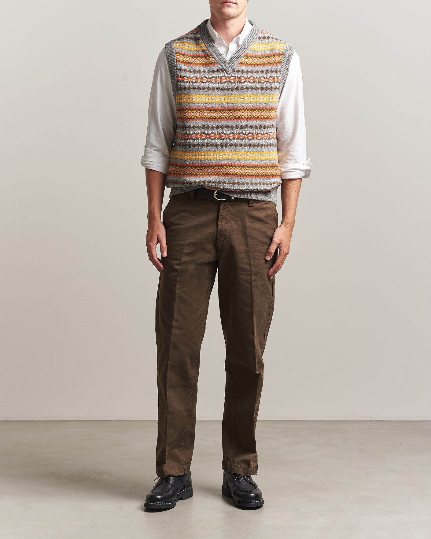 Men | Sweaters & Knitwear | Gant | Wool Knitted Fairisle Vest Multi