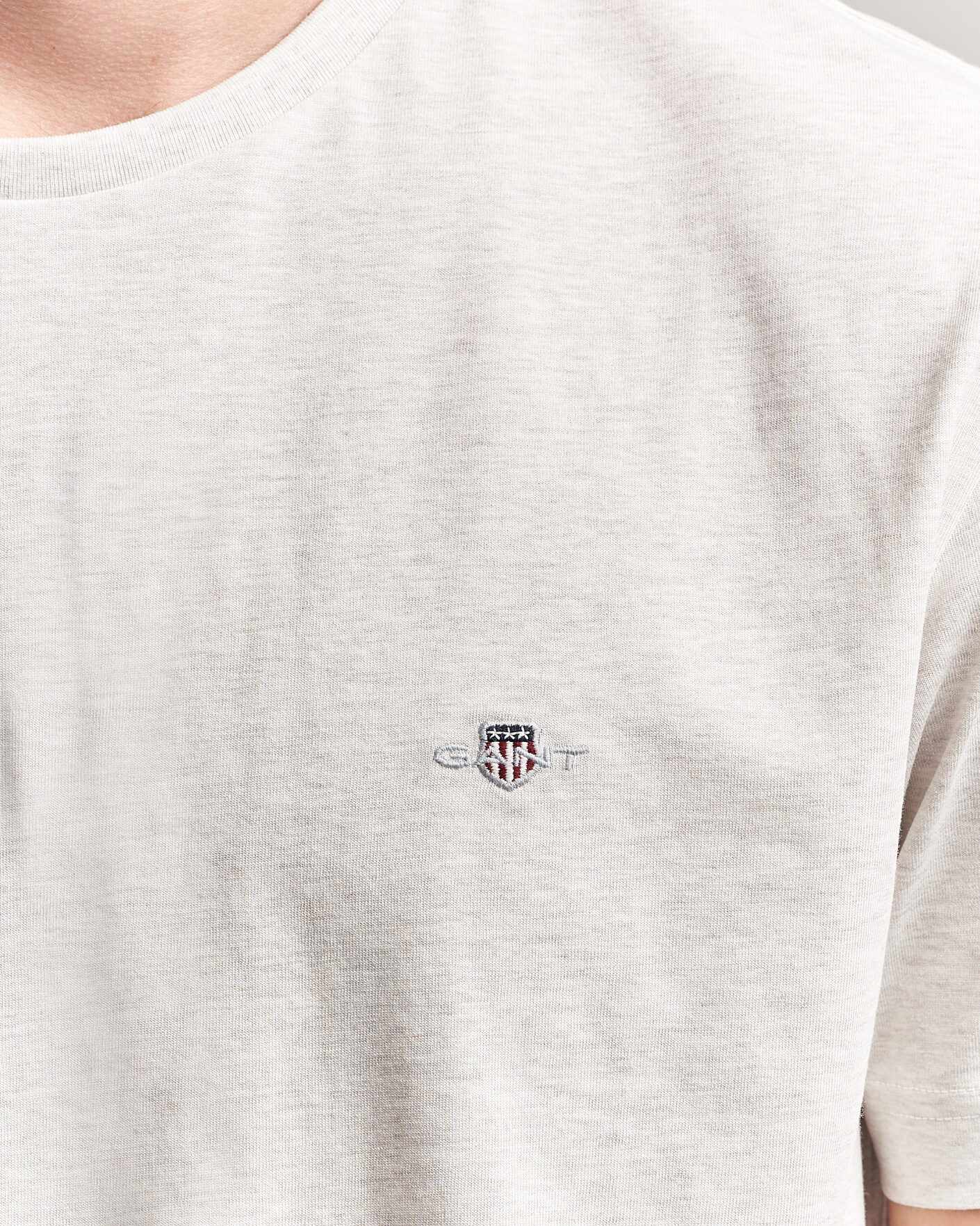 Men | T-Shirts | Gant | The Original T-Shirt Glacier Melange