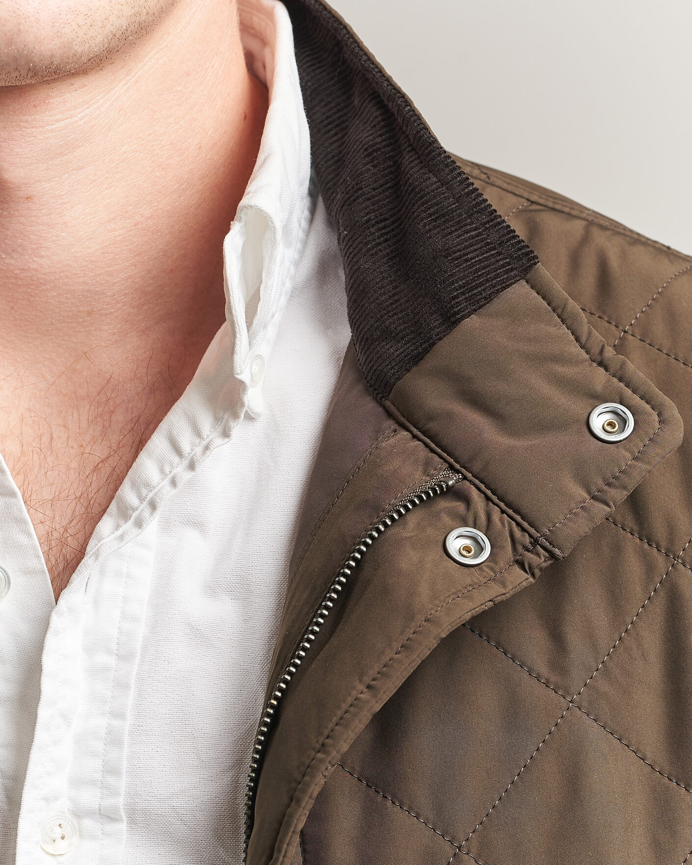 Men | Coats & Jackets | Gant | Classic Quilted Mid Jacket Black Brown