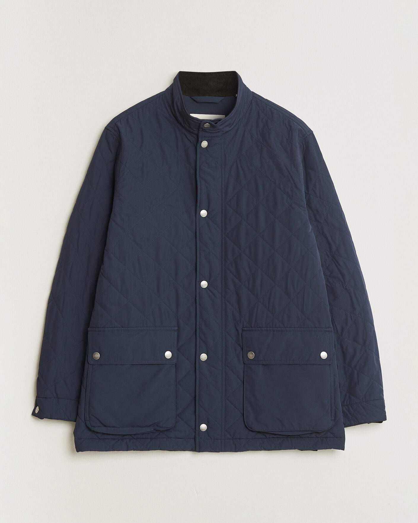Men | Coats & Jackets | Gant | Classic Quilted Mid Jacket Evening Blue