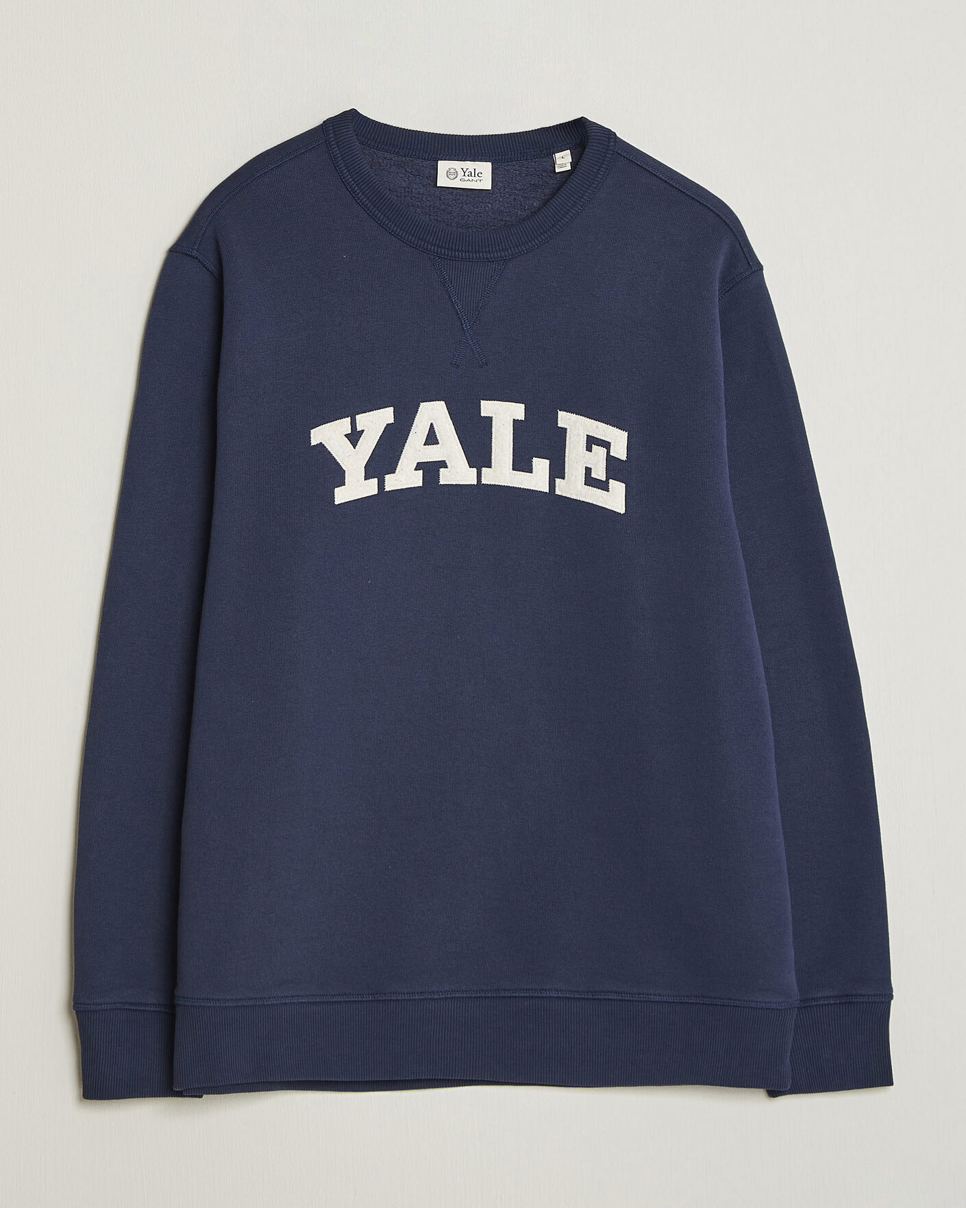 Men | Sweaters & Knitwear | Gant | YALE Crew Neck Sweatshirt Marine