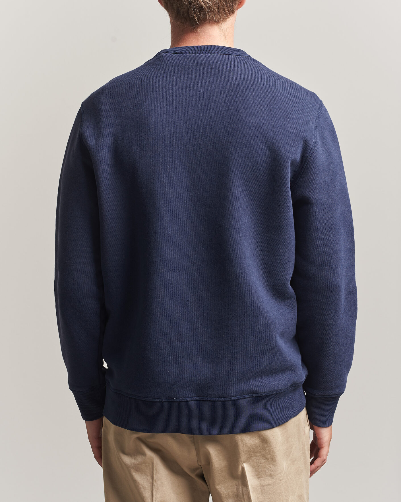 Men | Sweaters & Knitwear | Gant | YALE Crew Neck Sweatshirt Marine