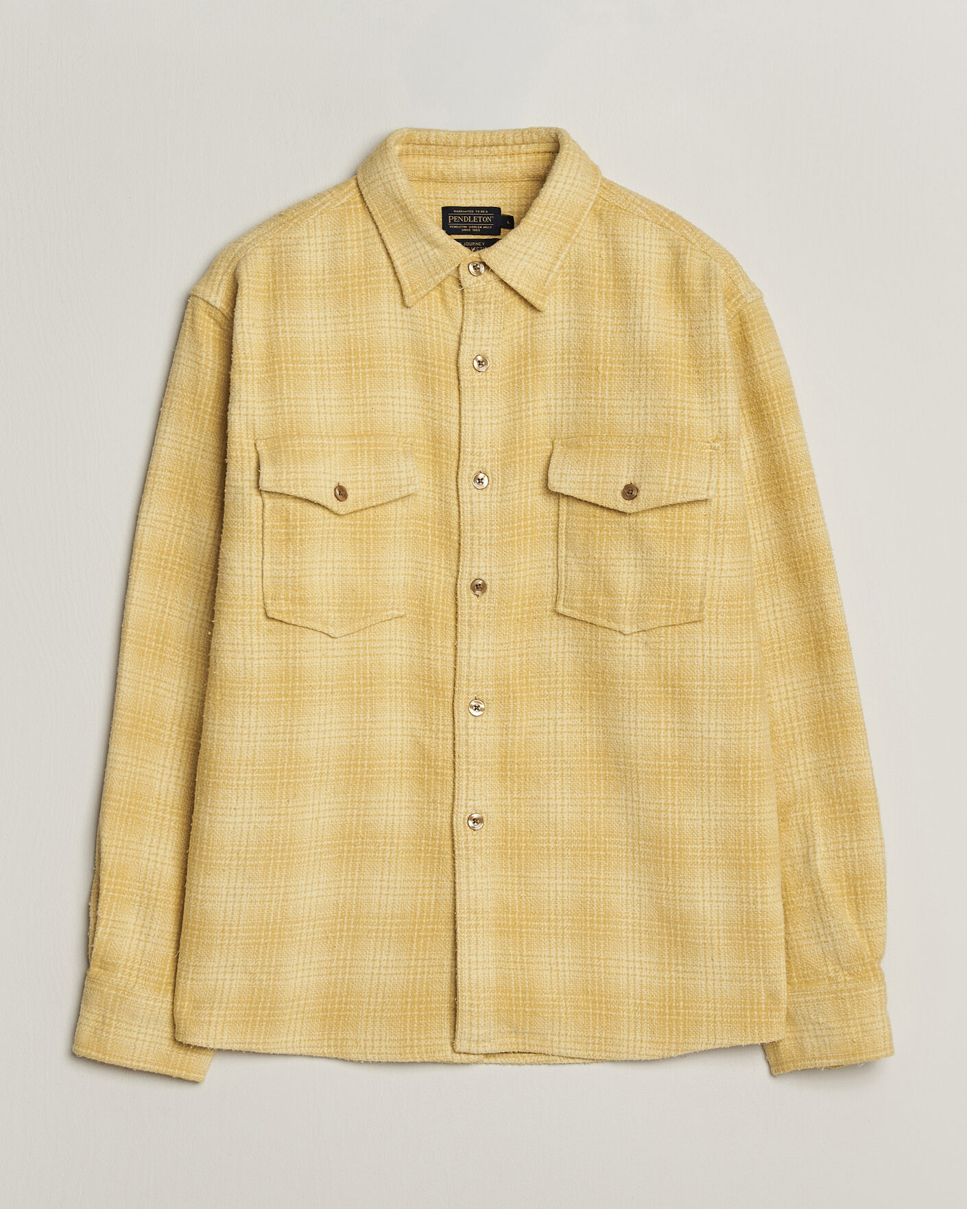 Men | Shirts | Pendleton | Big Pocket Shirt Cream Shadow