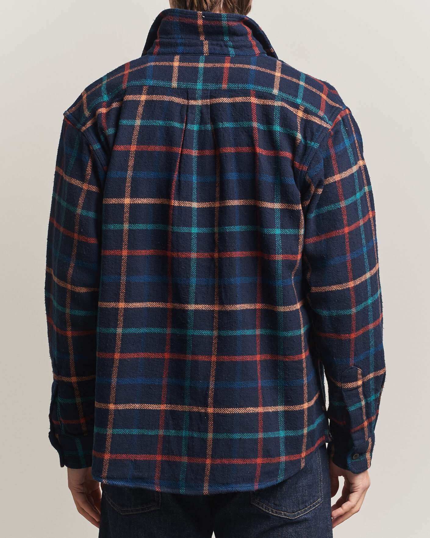 Men | Shirts | Pendleton | Big Pocket Shirt Dark Blue Check