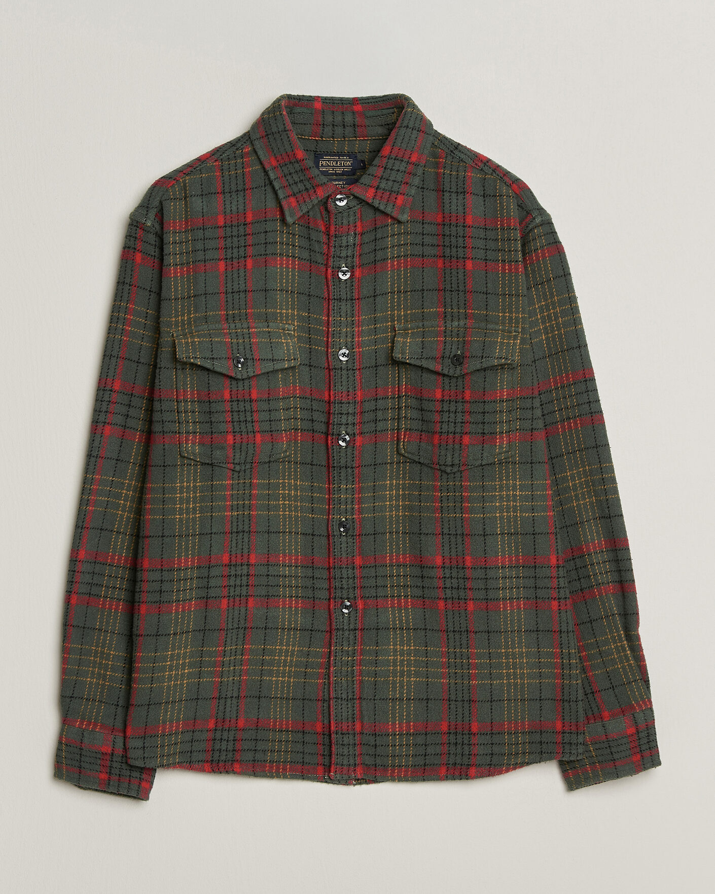 Men | Shirts | Pendleton | Big Pocket Shirt Green