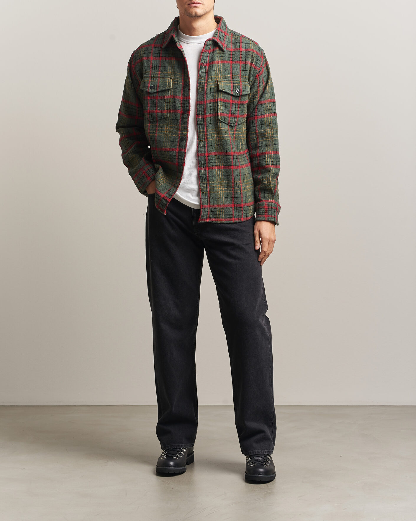 Men | Shirts | Pendleton | Big Pocket Shirt Green