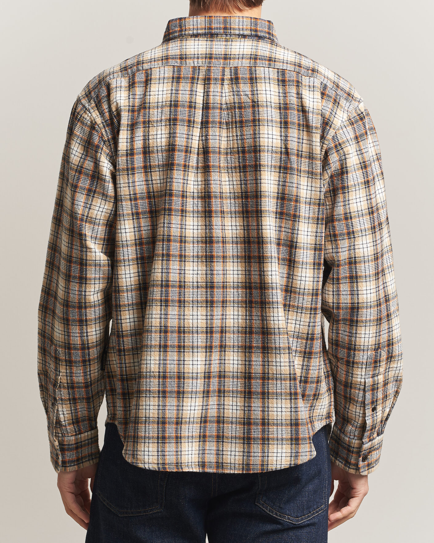 Men | Shirts | Pendleton | Flannel Button Down Shirt Brown Check