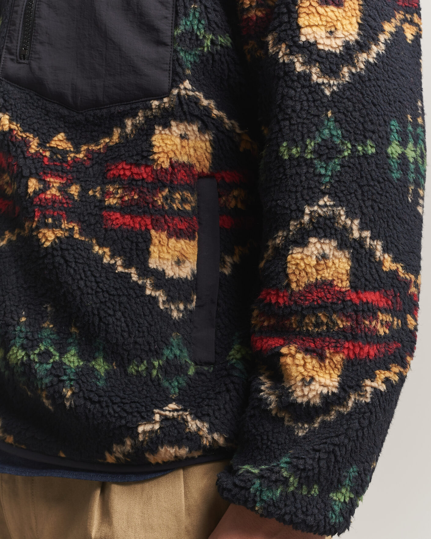 Men | Sweaters & Knitwear | Pendleton | Jacquard Sherpa Fleece Four Corners