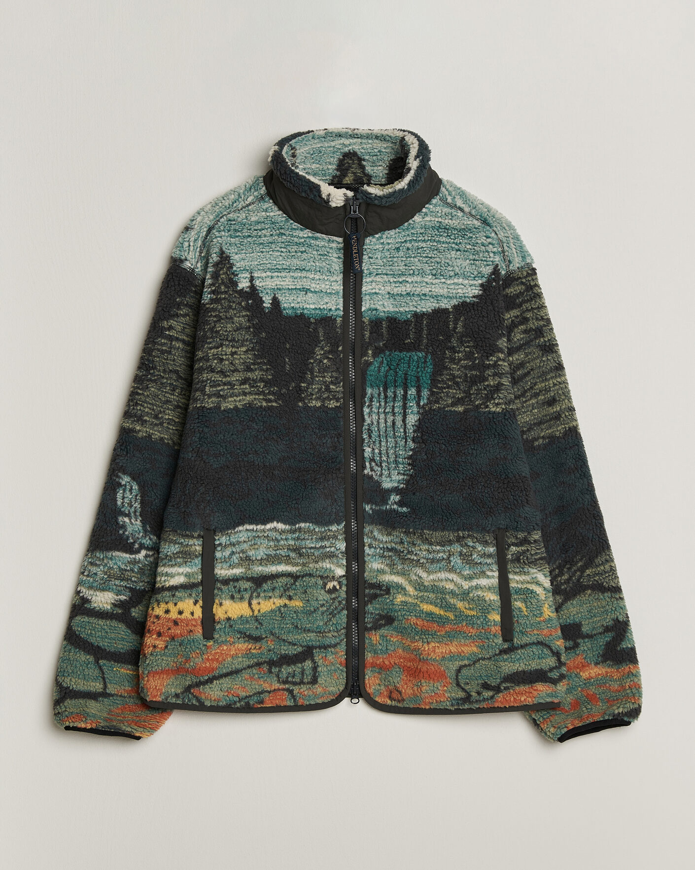 Men | Sweaters & Knitwear | Pendleton | Jacquard Sherpa Fleece Salmon Falls
