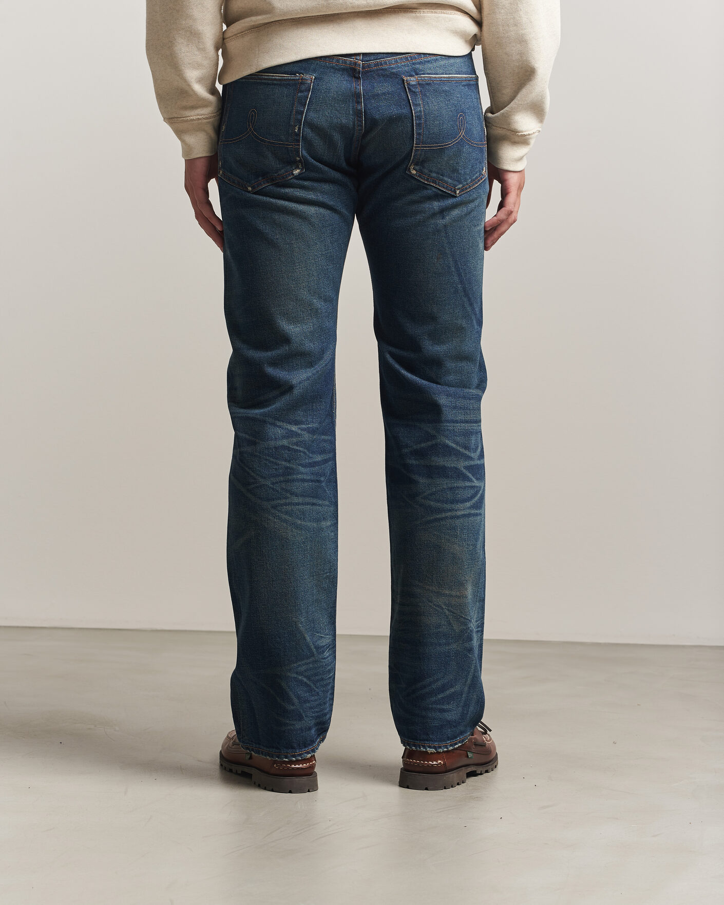 Men | Jeans | RRL | Straight Leg Selvedge Jeans Hawley Wash